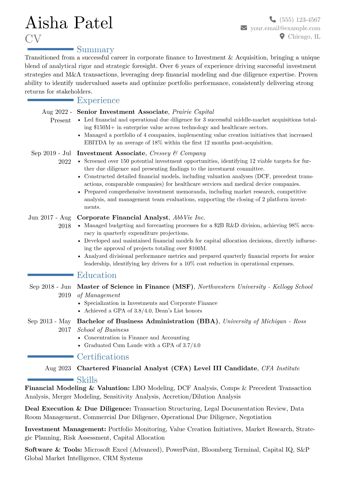 Career changer version - Page 1