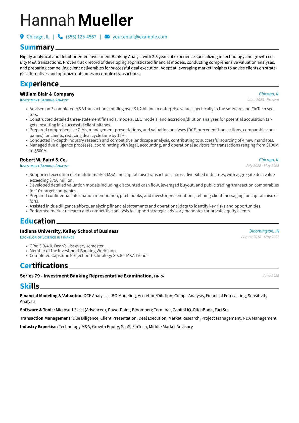 Financial Modeling version - Page 1