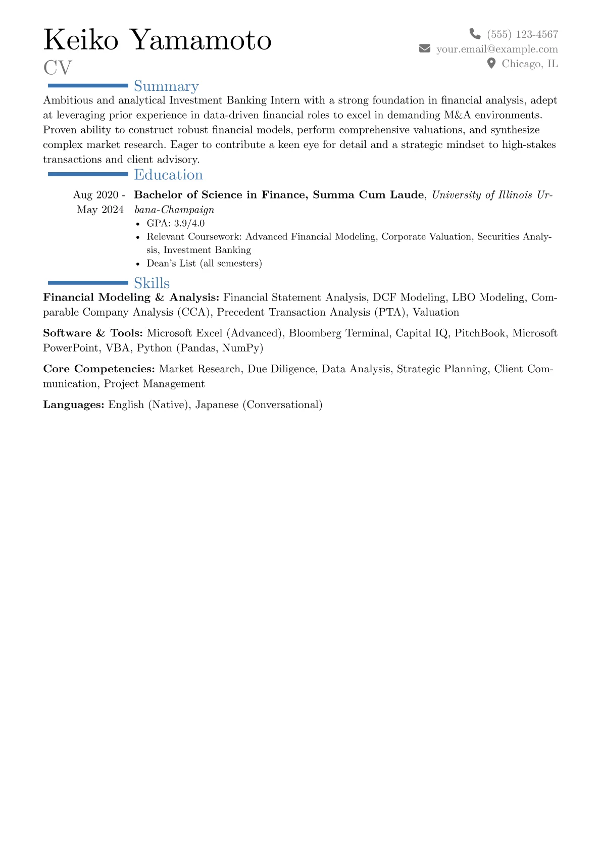 Career changer version - Page 1
