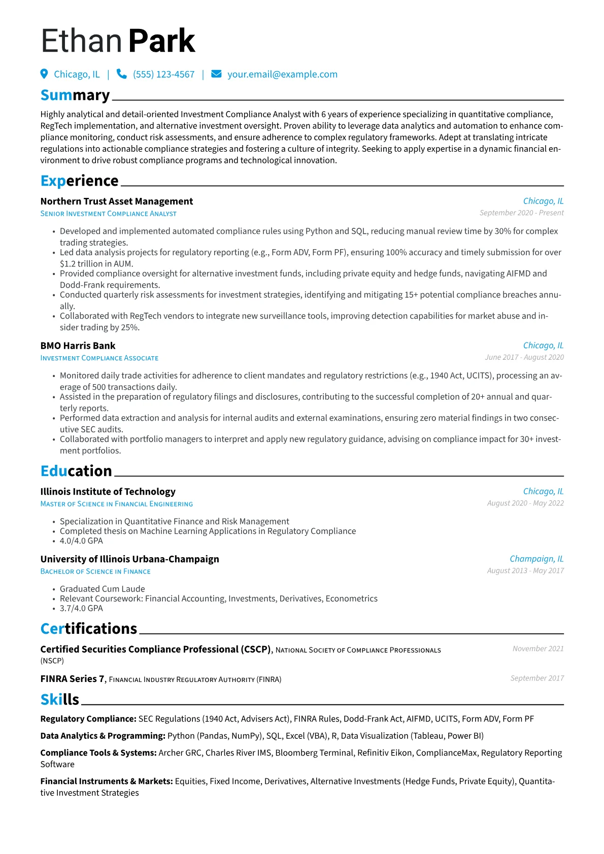 Quantitative & RegTech version - Page 1