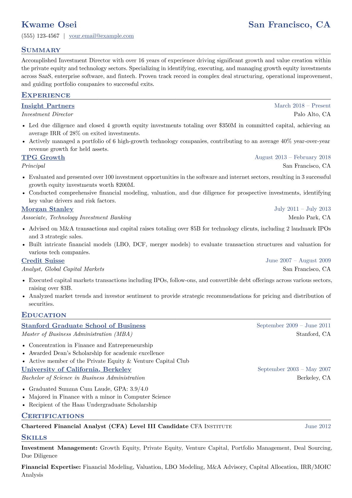 Investment Director version - Page 1