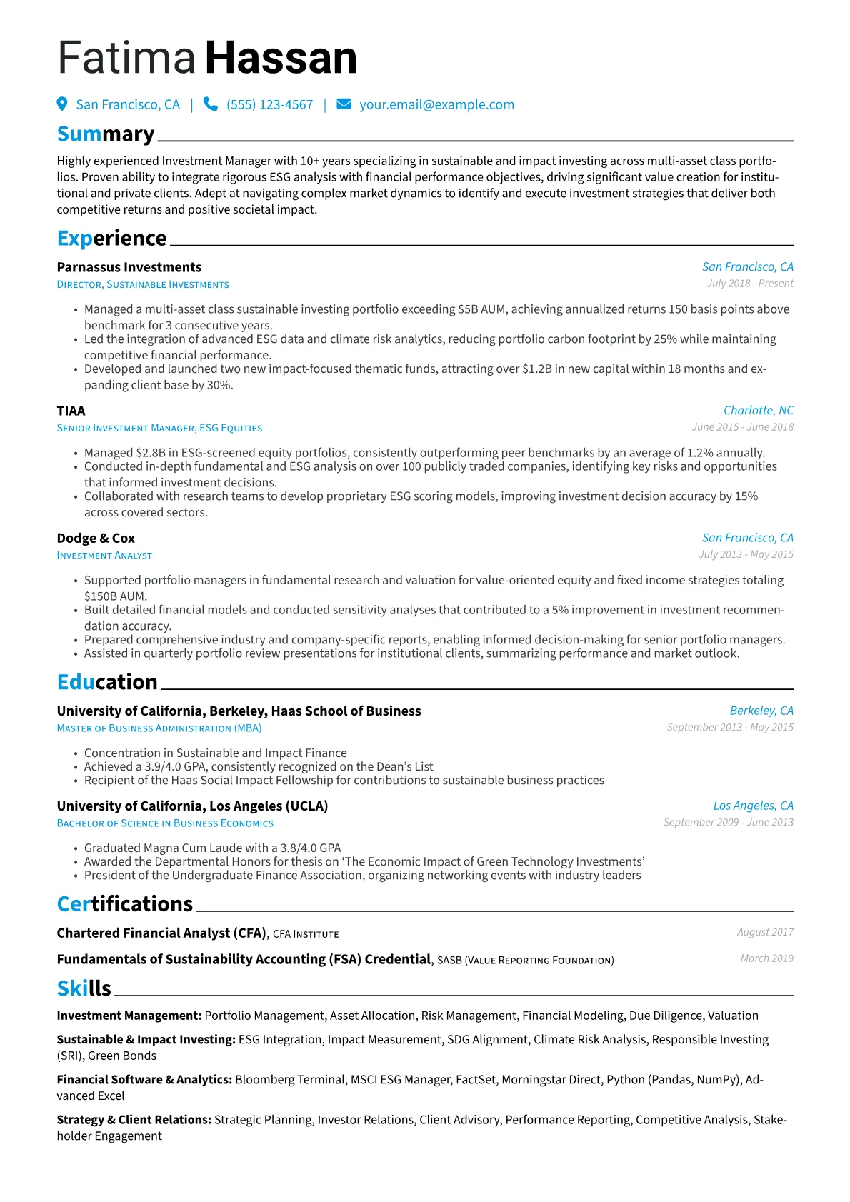 Impact Investing Focus version - Page 1