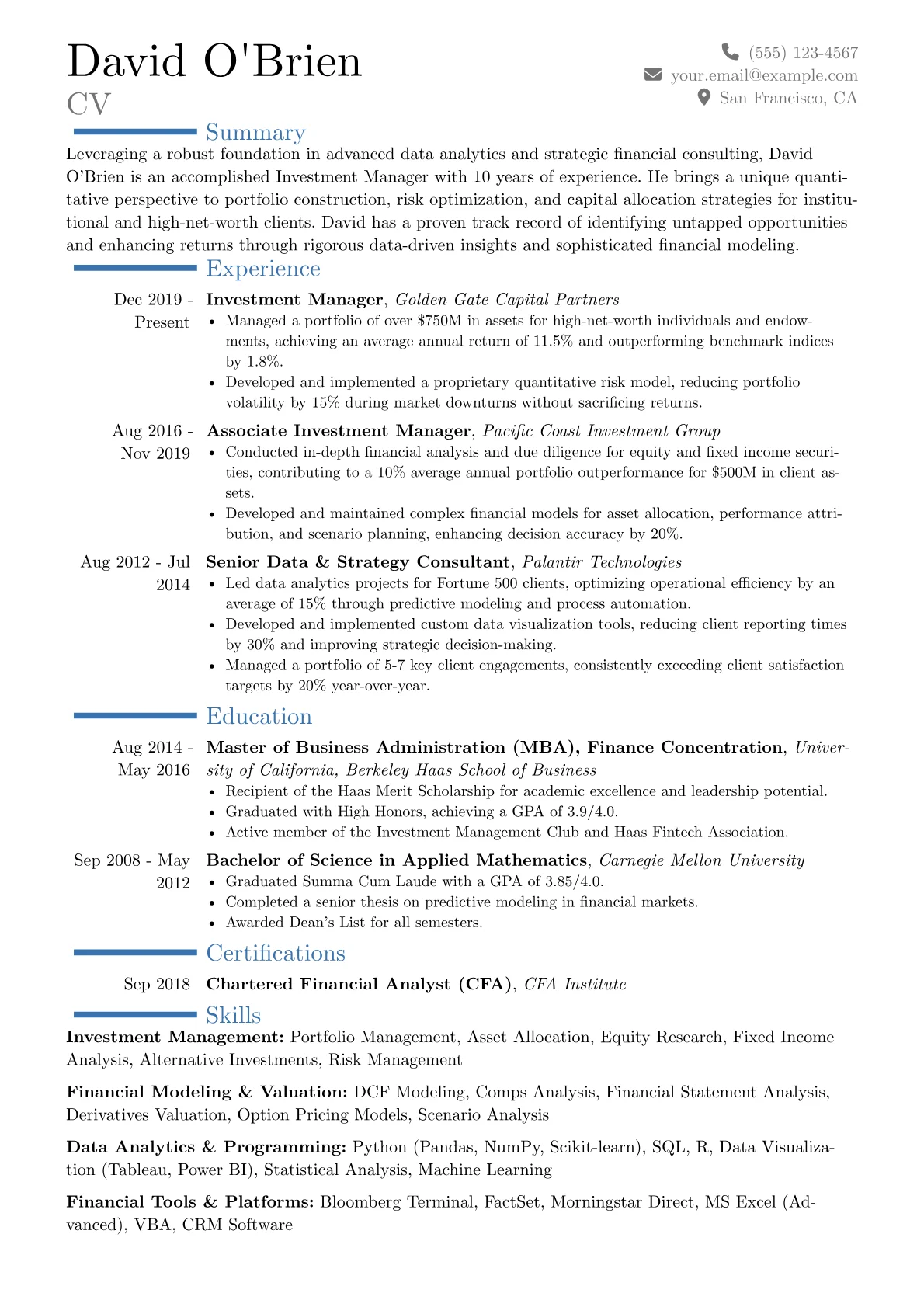 Career changer version - Page 1