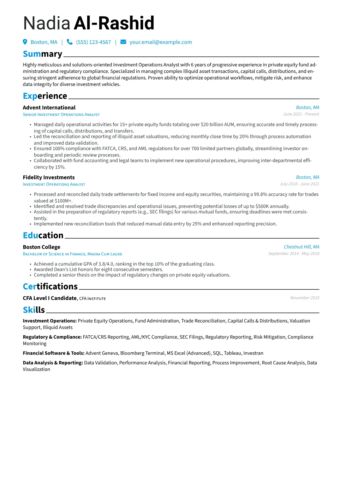 Investment Operations version - Page 1