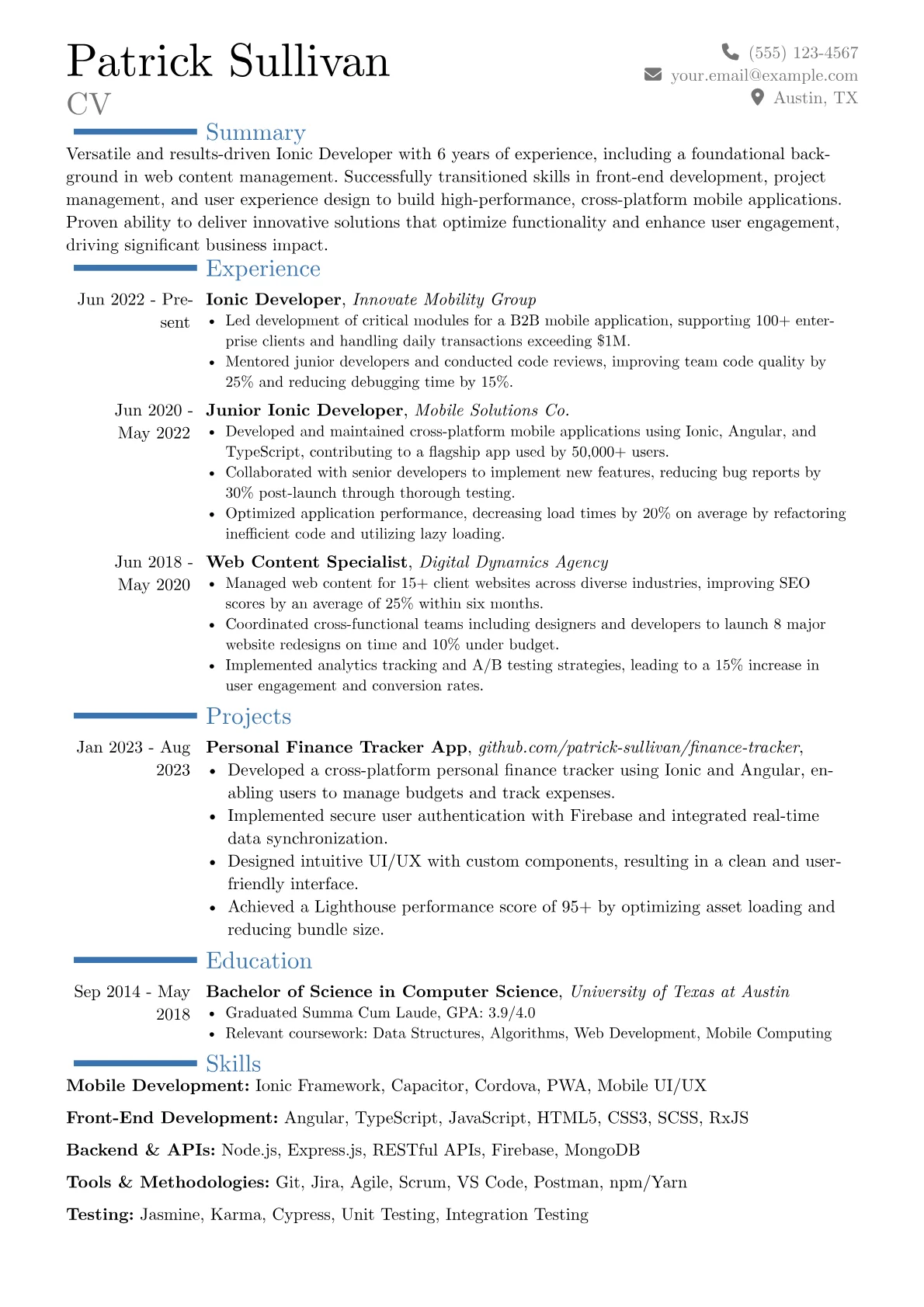 Career changer version - Page 1