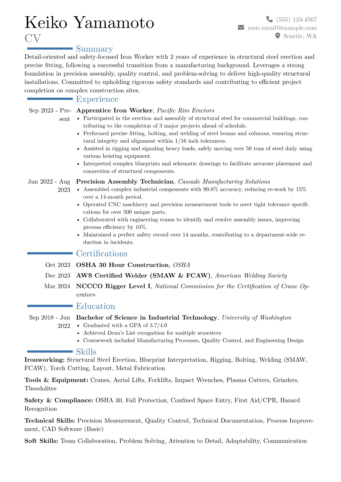 Career changer version - Page 1