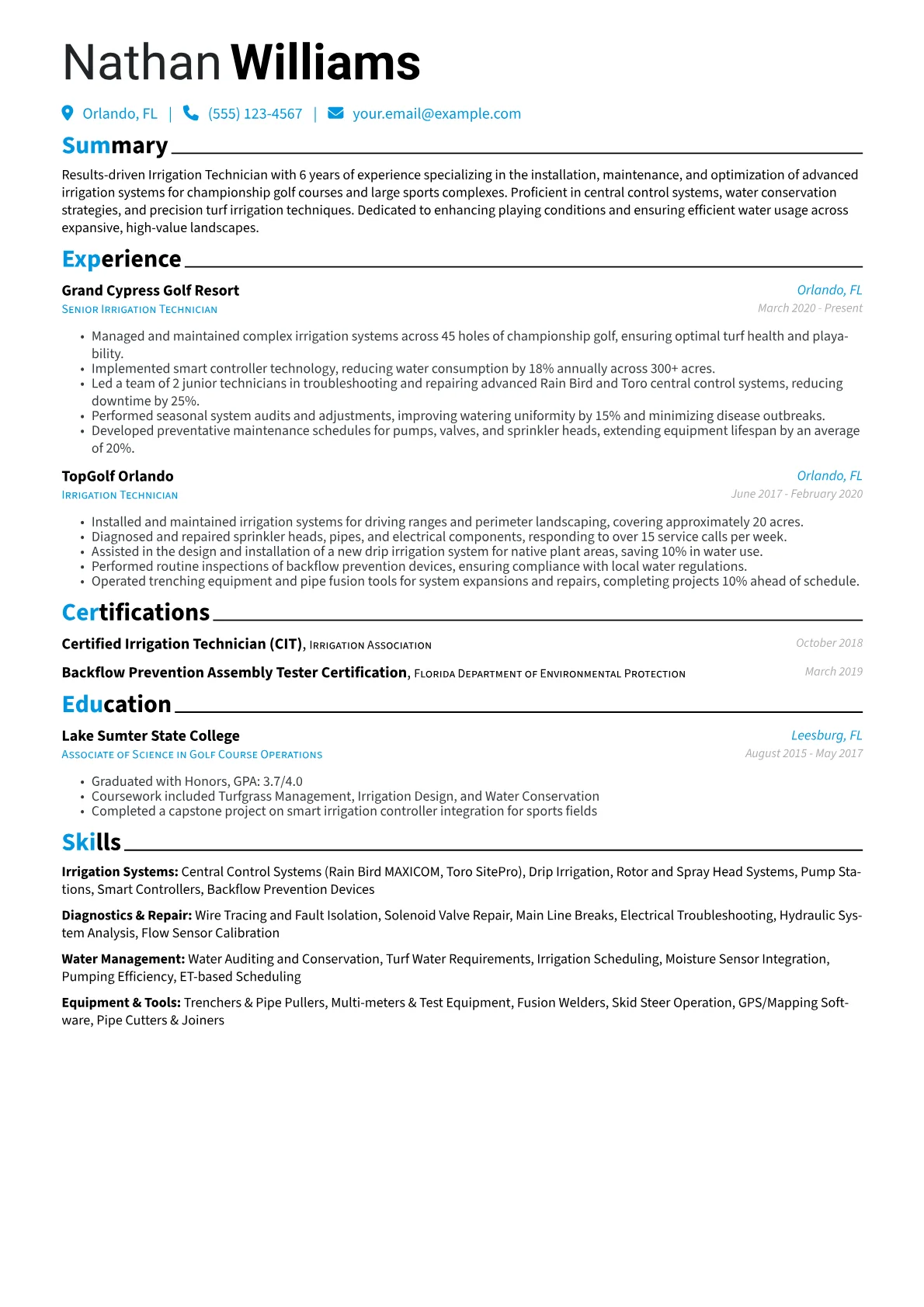 Irrigation Systems version - Page 1