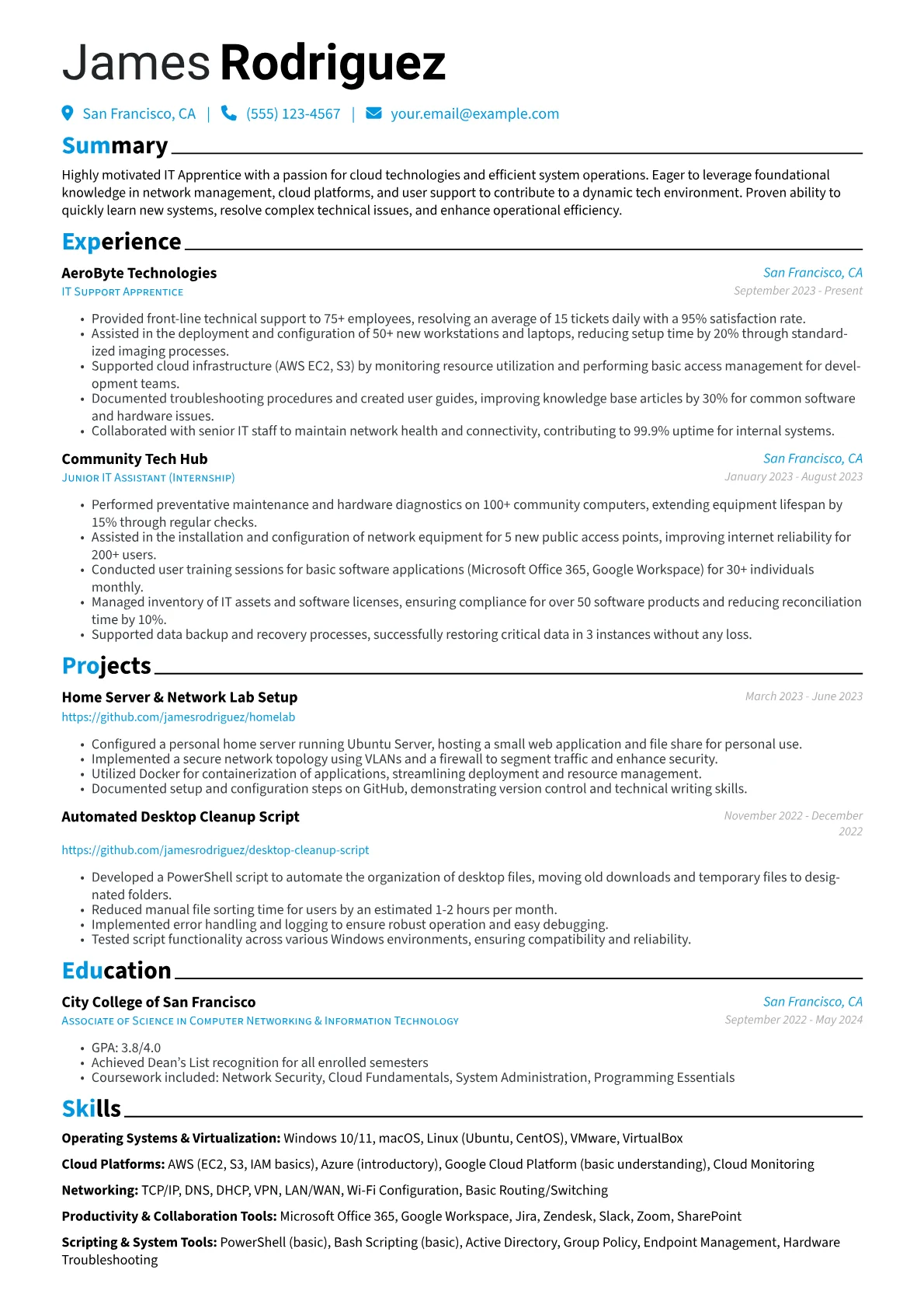 IT Apprentice version - Page 1