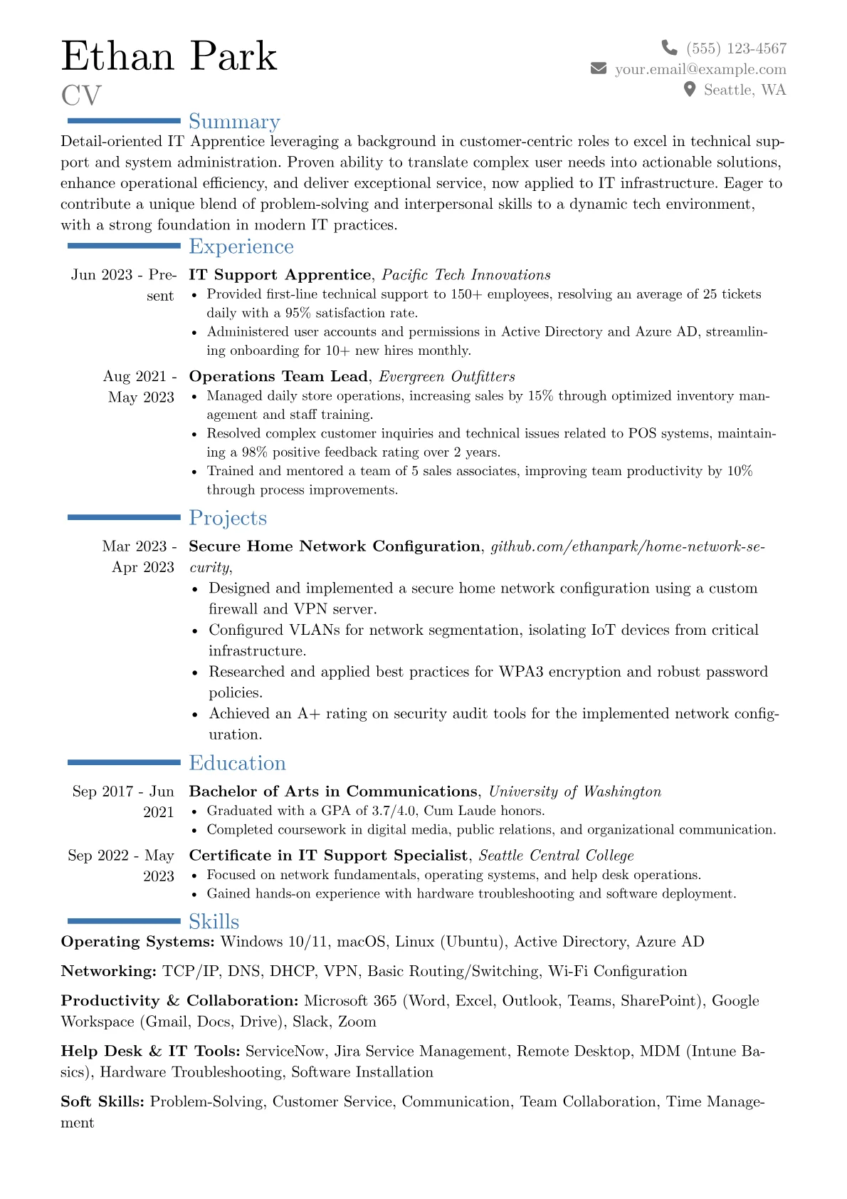 Career changer version - Page 1