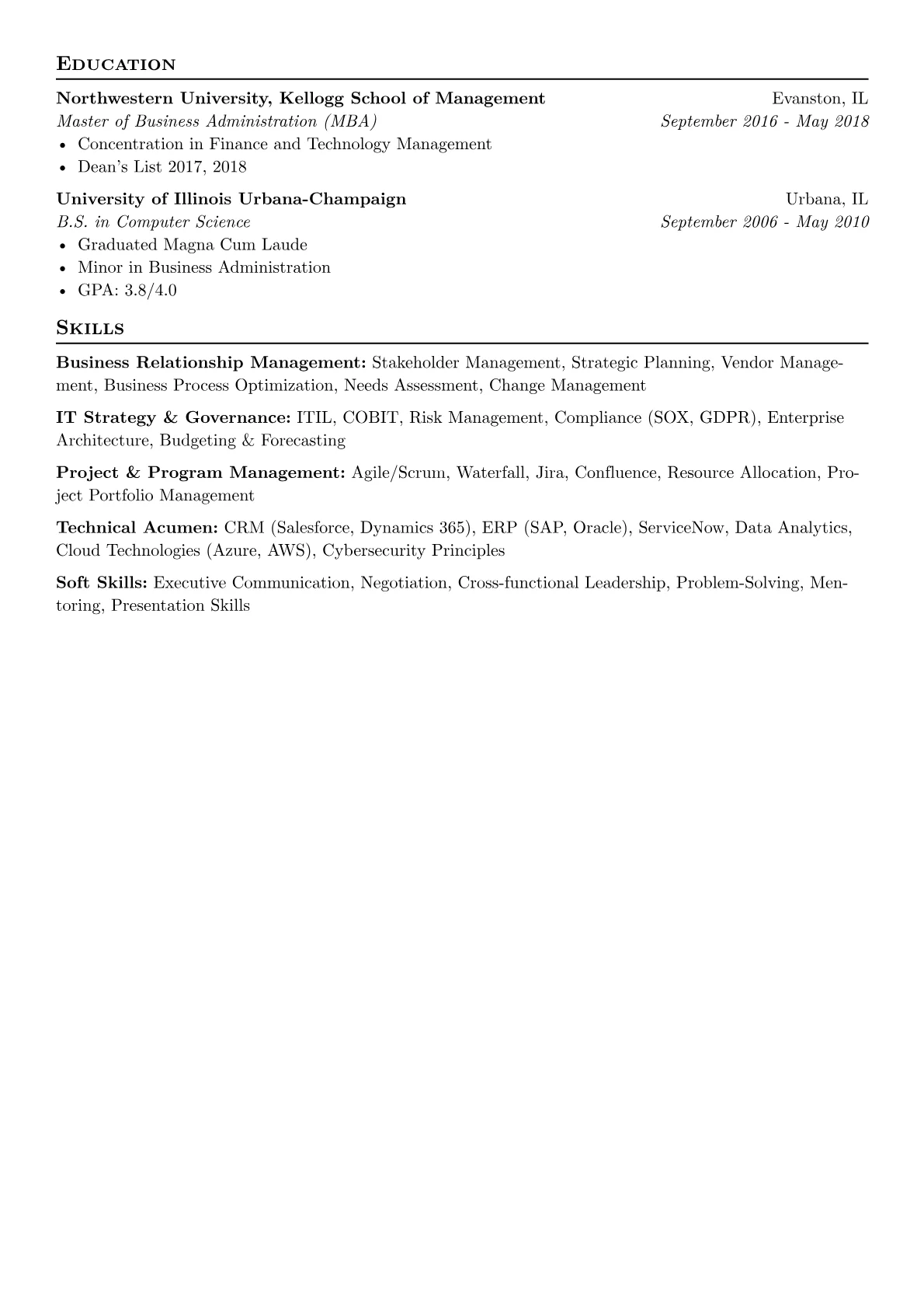 Business Relationship version - Page 2