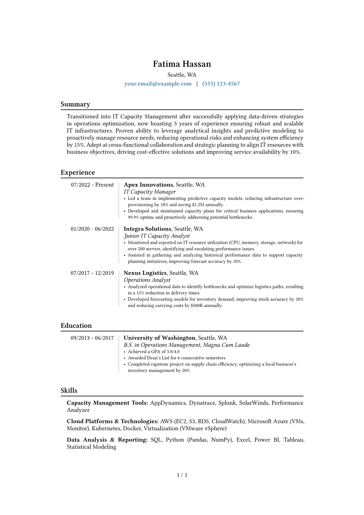 Career changer version - Page 1