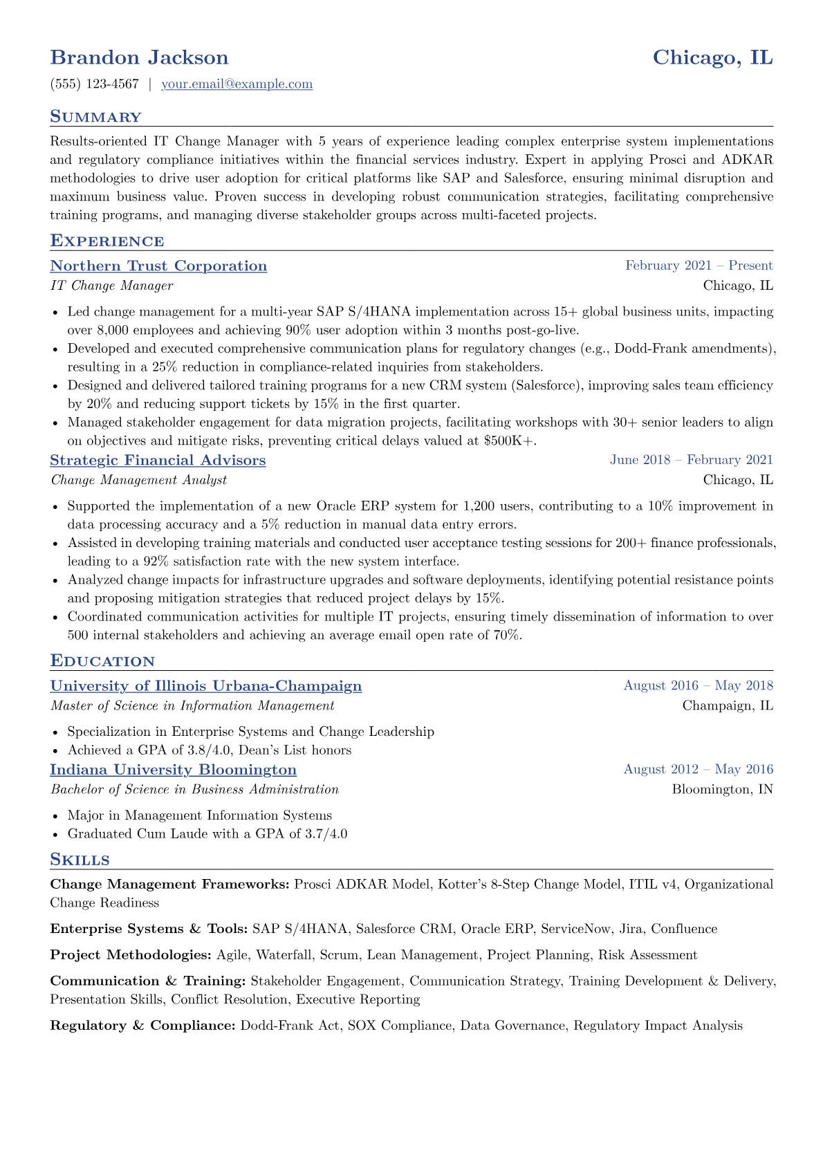 Financial Services version - Page 1