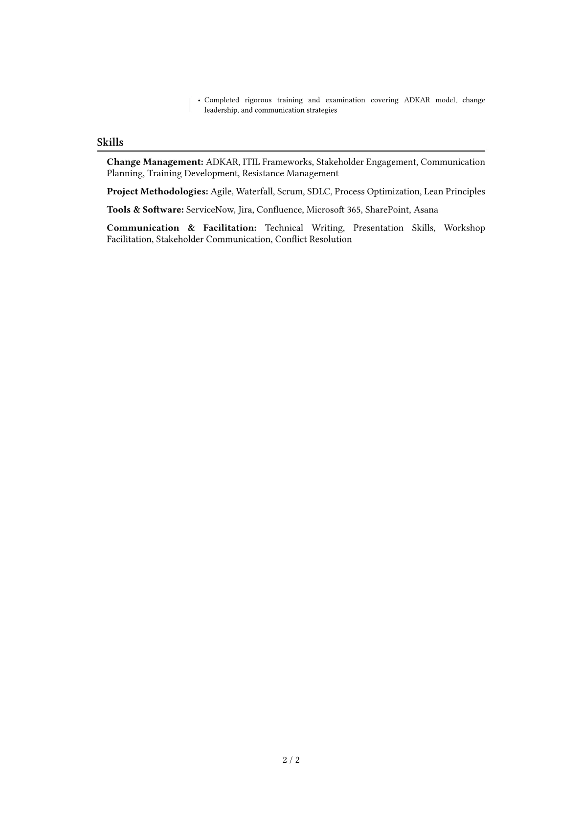 Career changer version - Page 2
