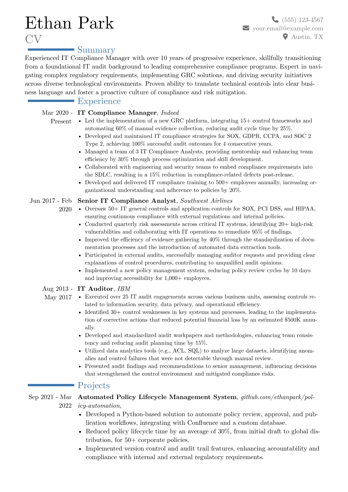 Career changer version - Page 1