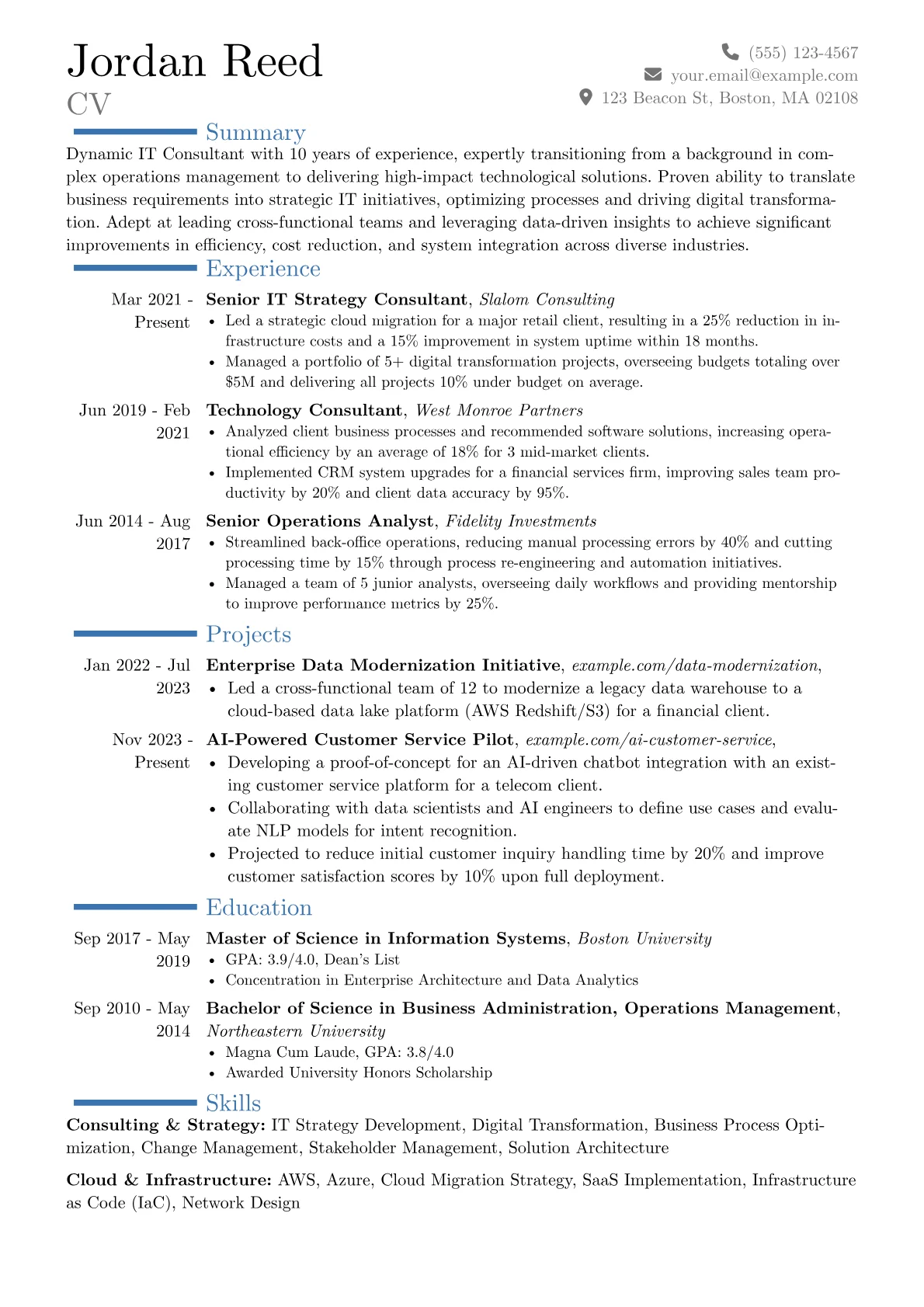 Career changer version - Page 1
