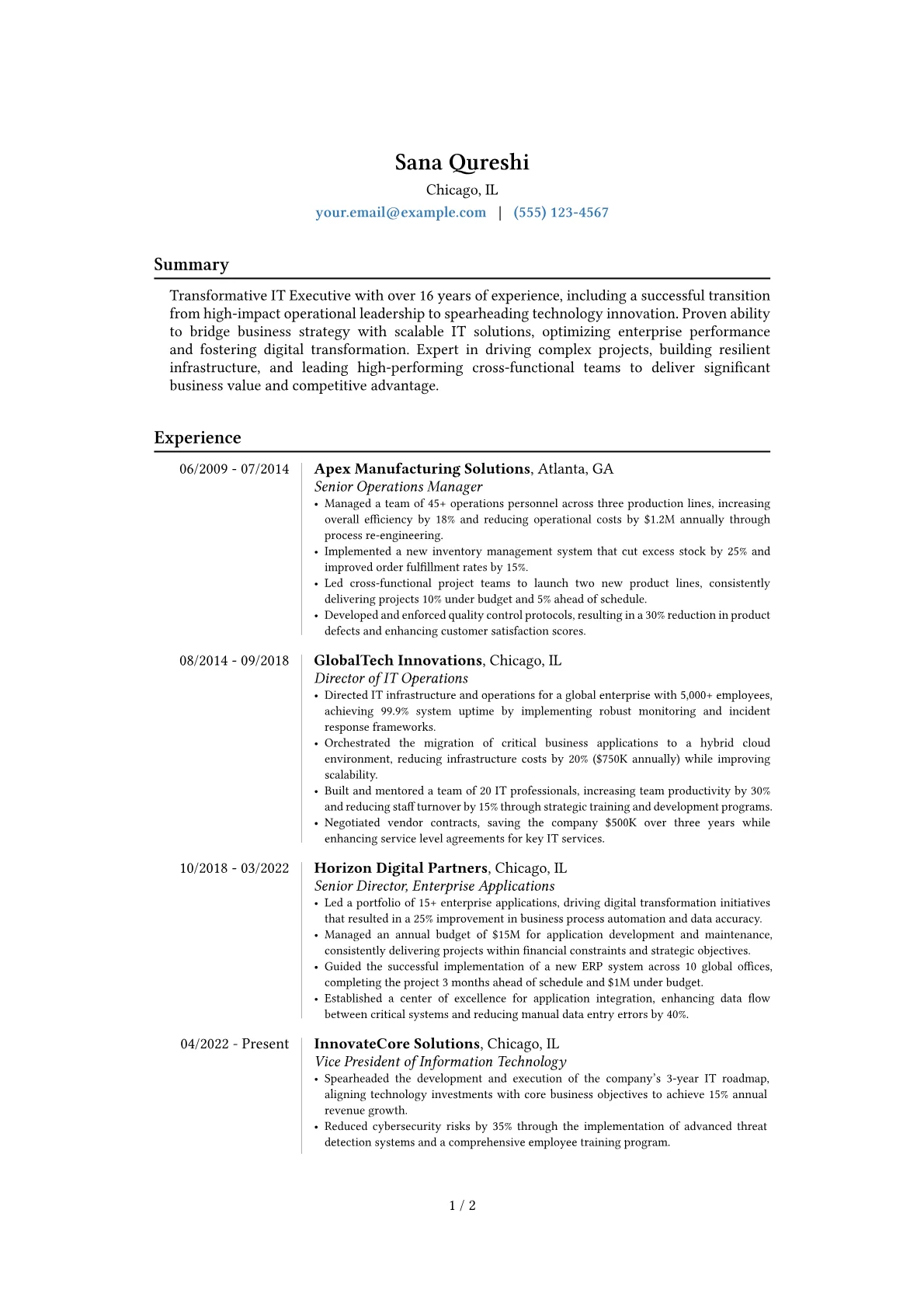 Career changer version - Page 1