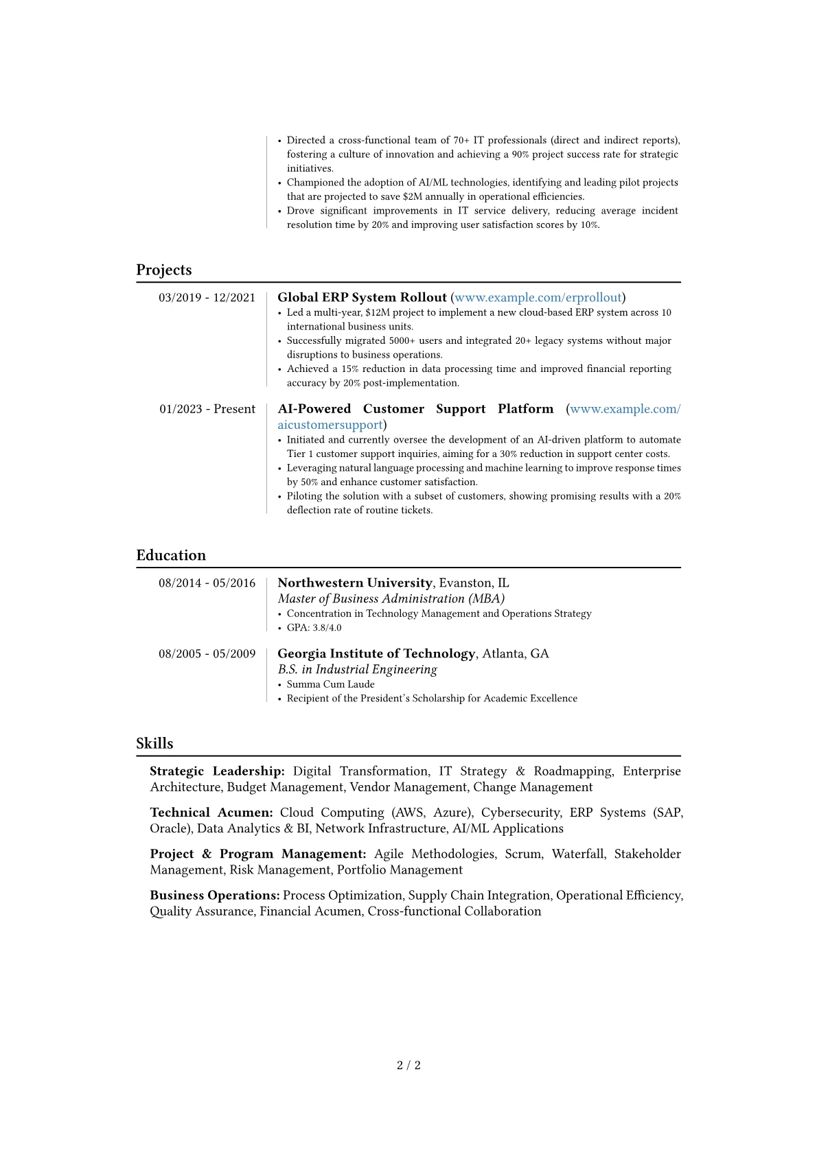 Career changer version - Page 2