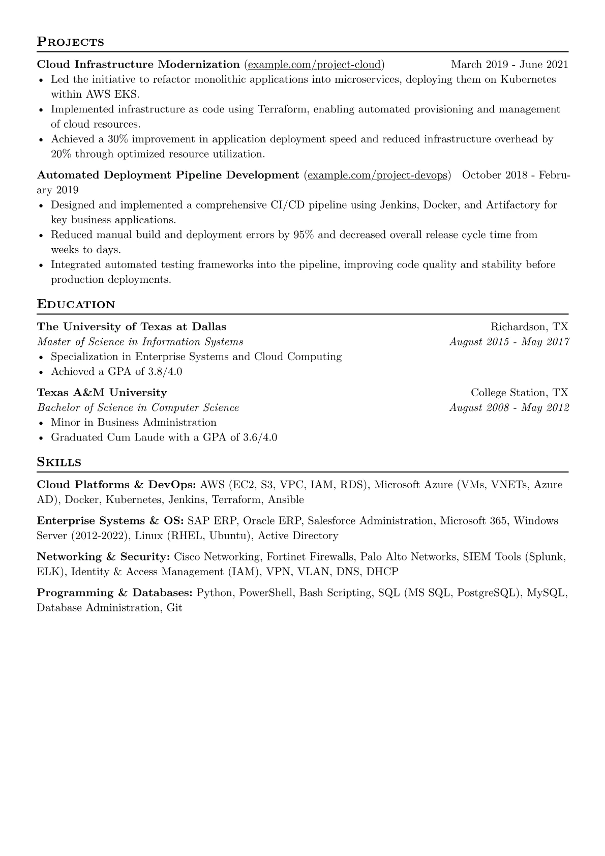 Cloud & DevOps Specialist version - Page 2
