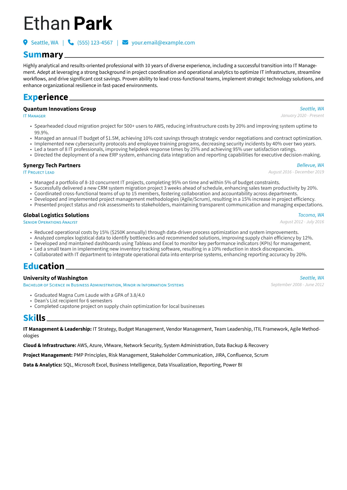 Career changer version - Page 1