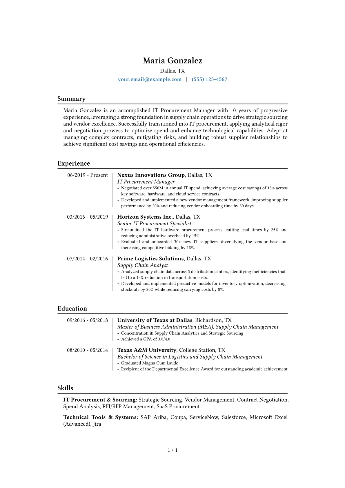 Career changer version - Page 1