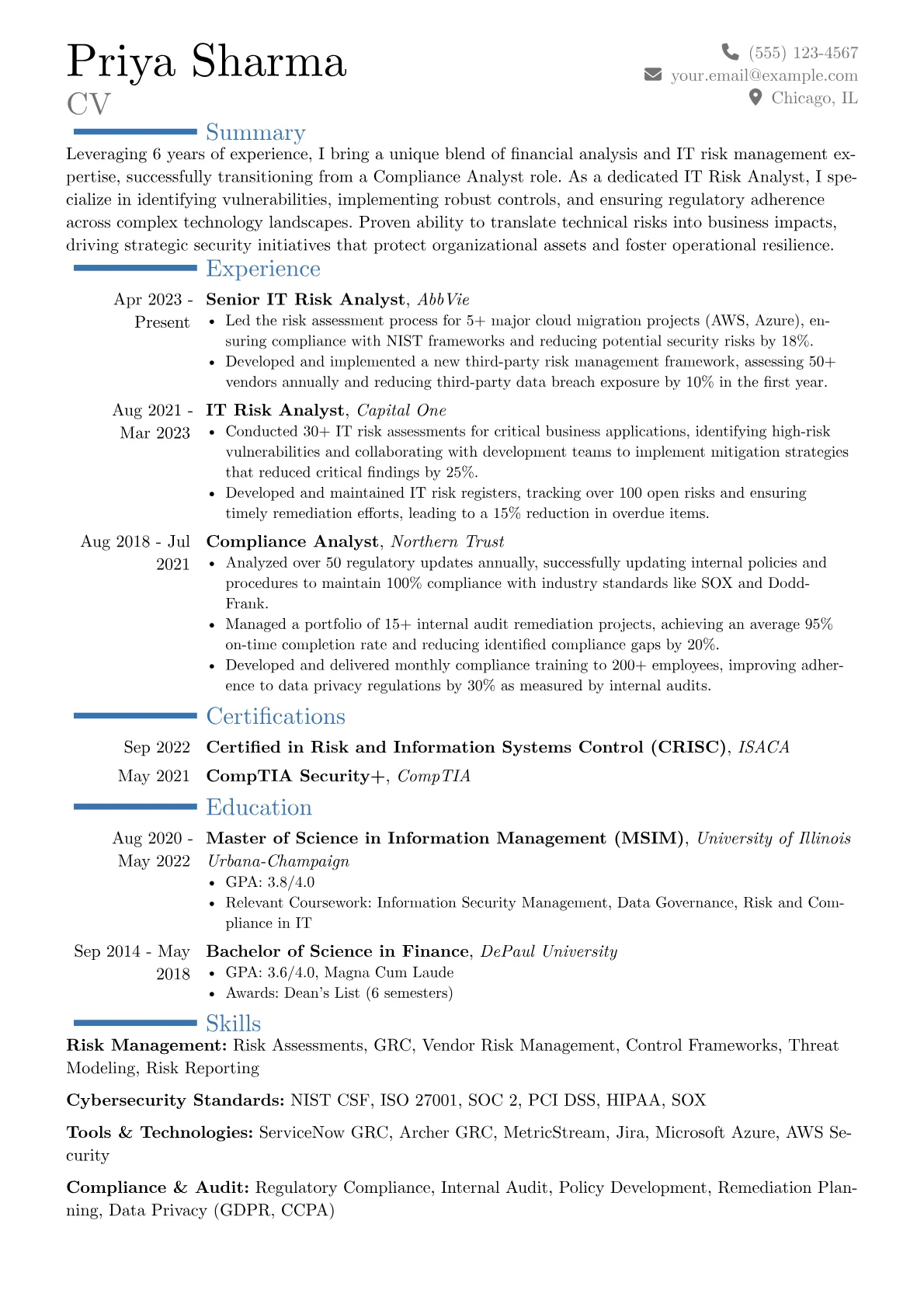 Career changer version - Page 1