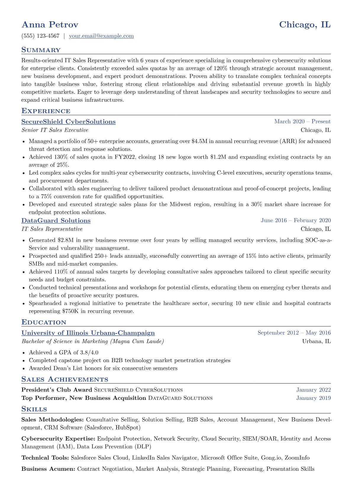 Sales Methodologies version - Page 1