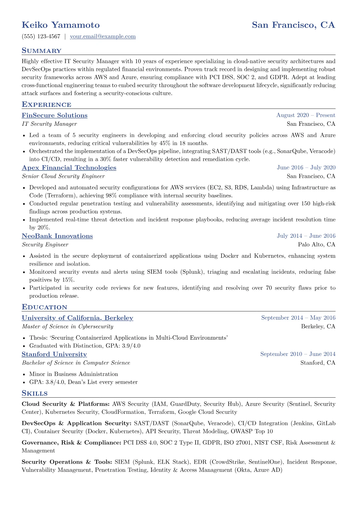 Cloud & DevSecOps Focus version - Page 1
