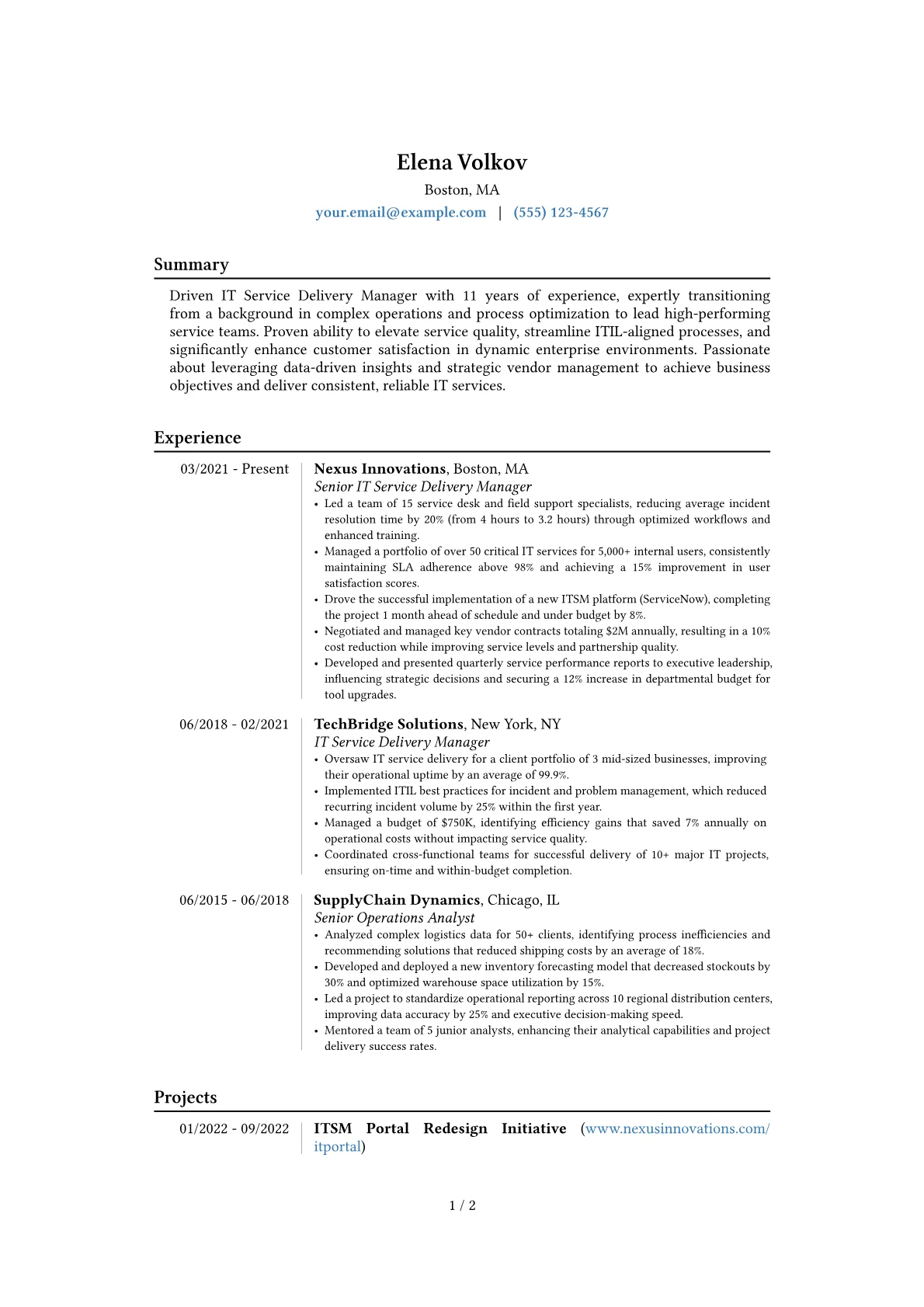 Career changer version - Page 1