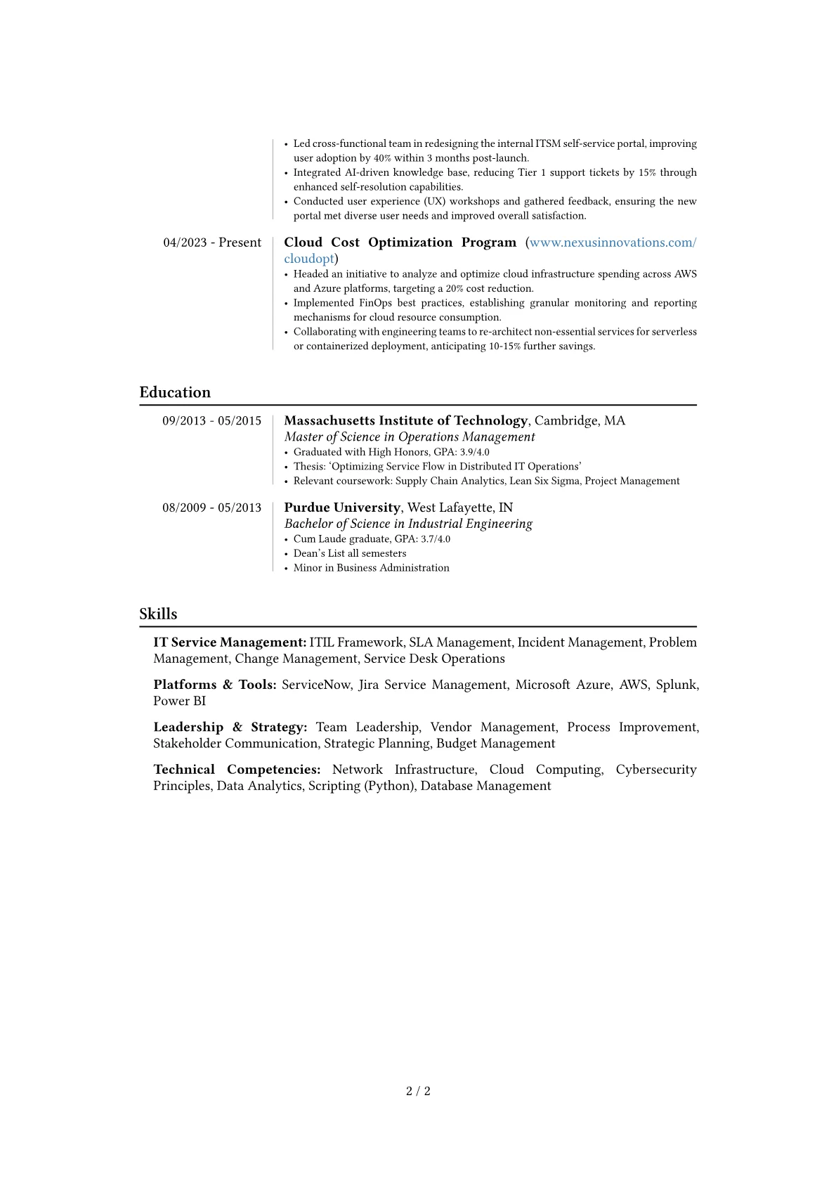 Career changer version - Page 2