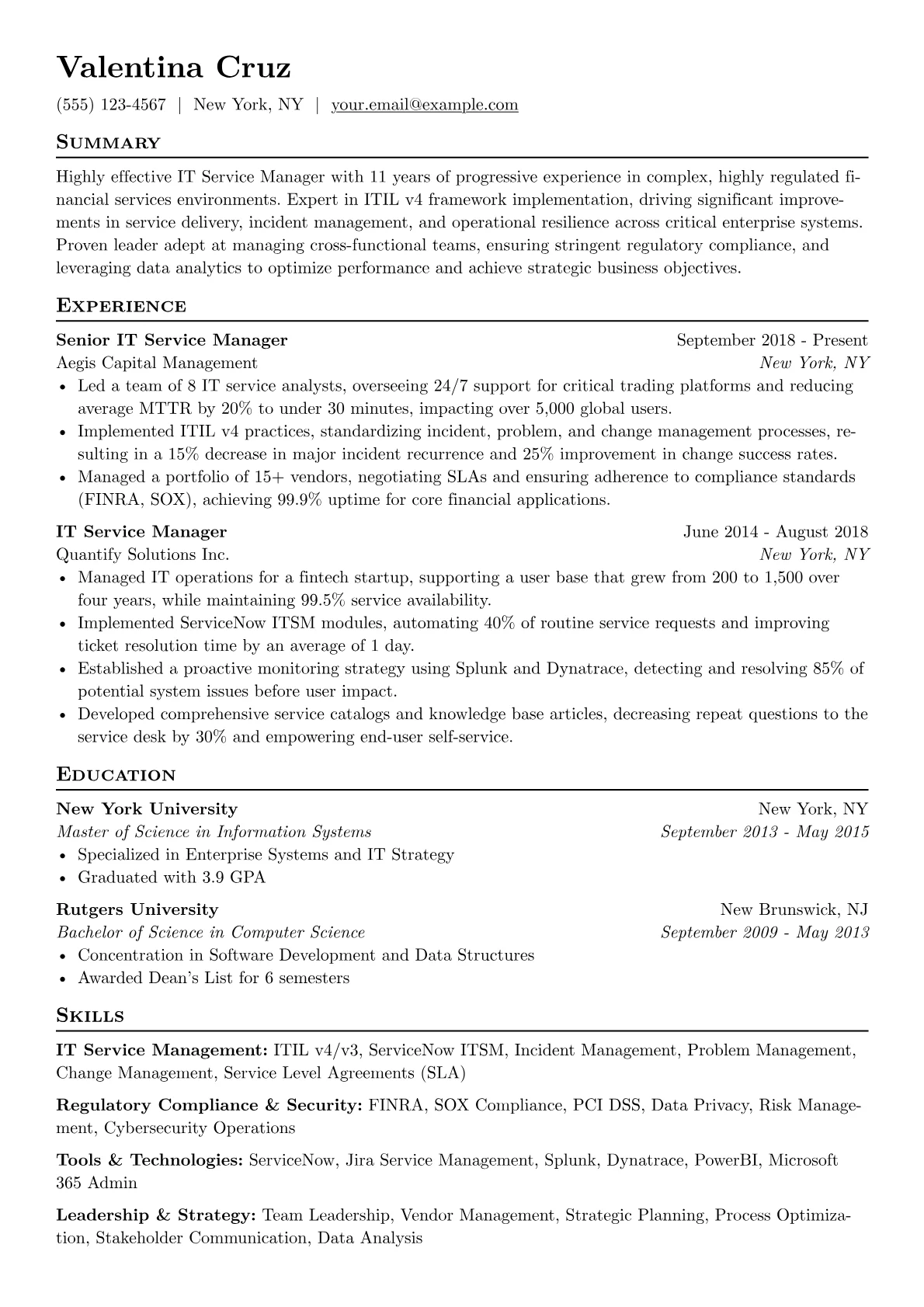 Financial Services Focus version - Page 1