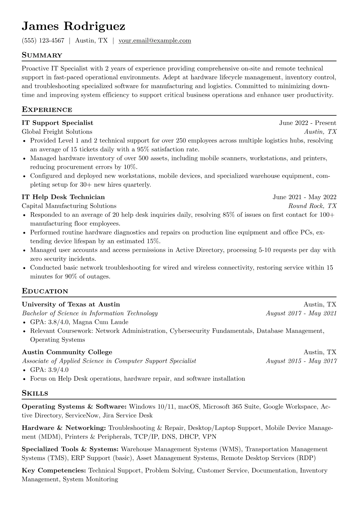 IT Specialist James version - Page 1