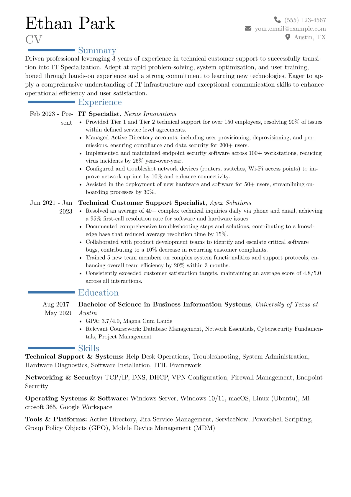 Career changer version - Page 1