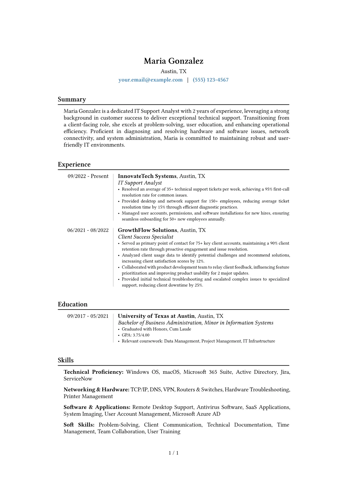 Career changer version - Page 1