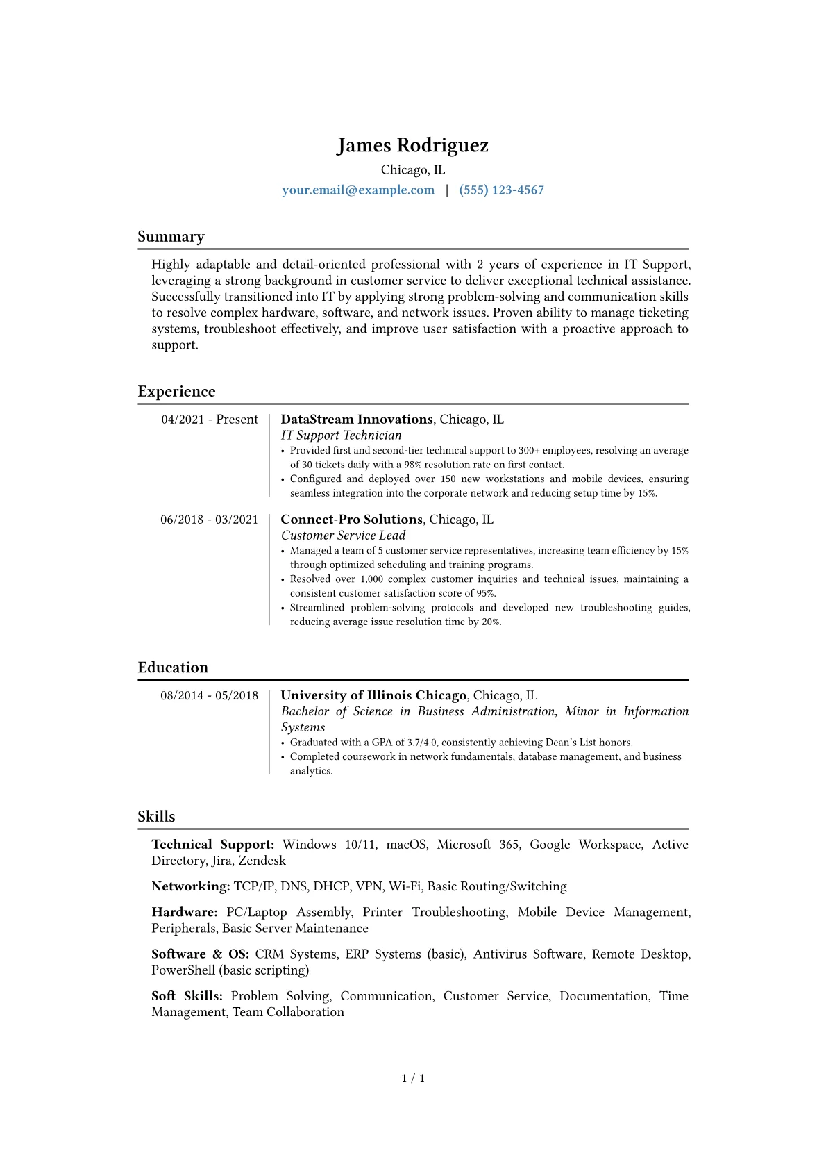 Career changer version - Page 1