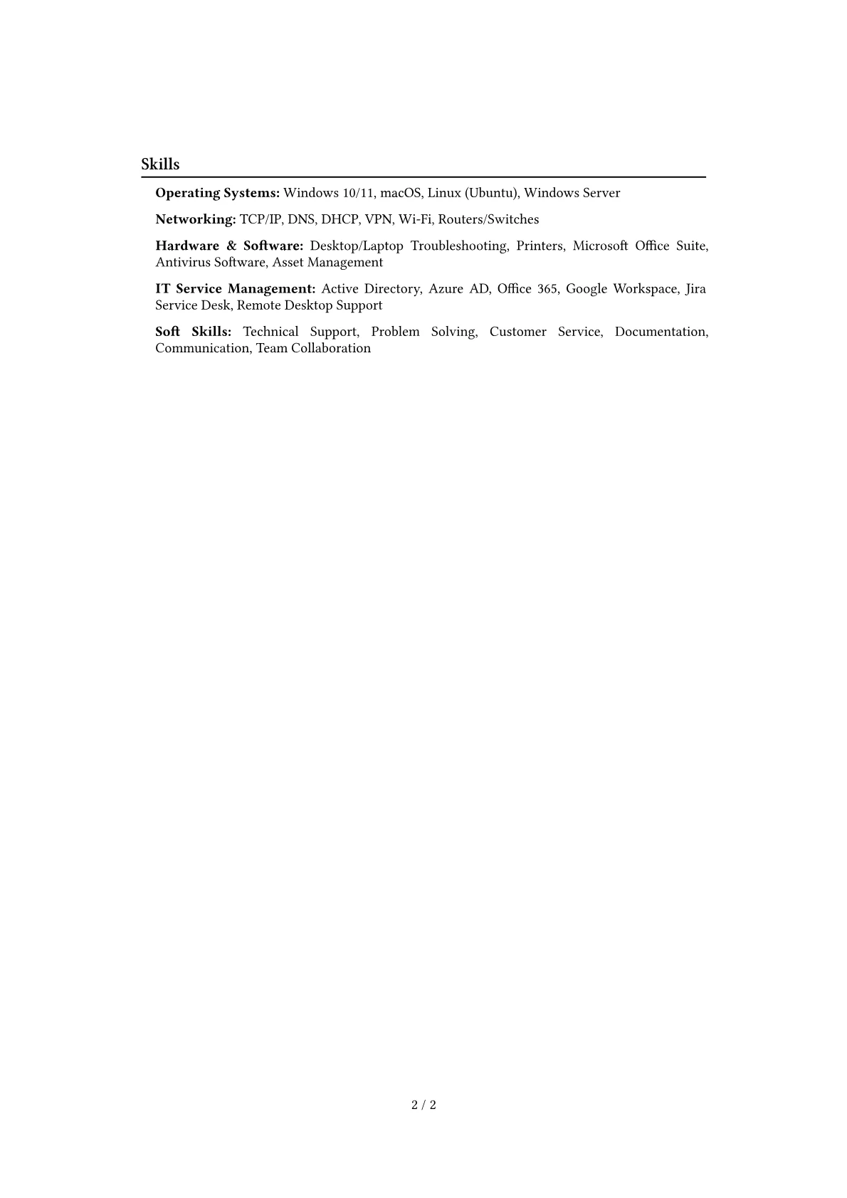 Career changer version - Page 2