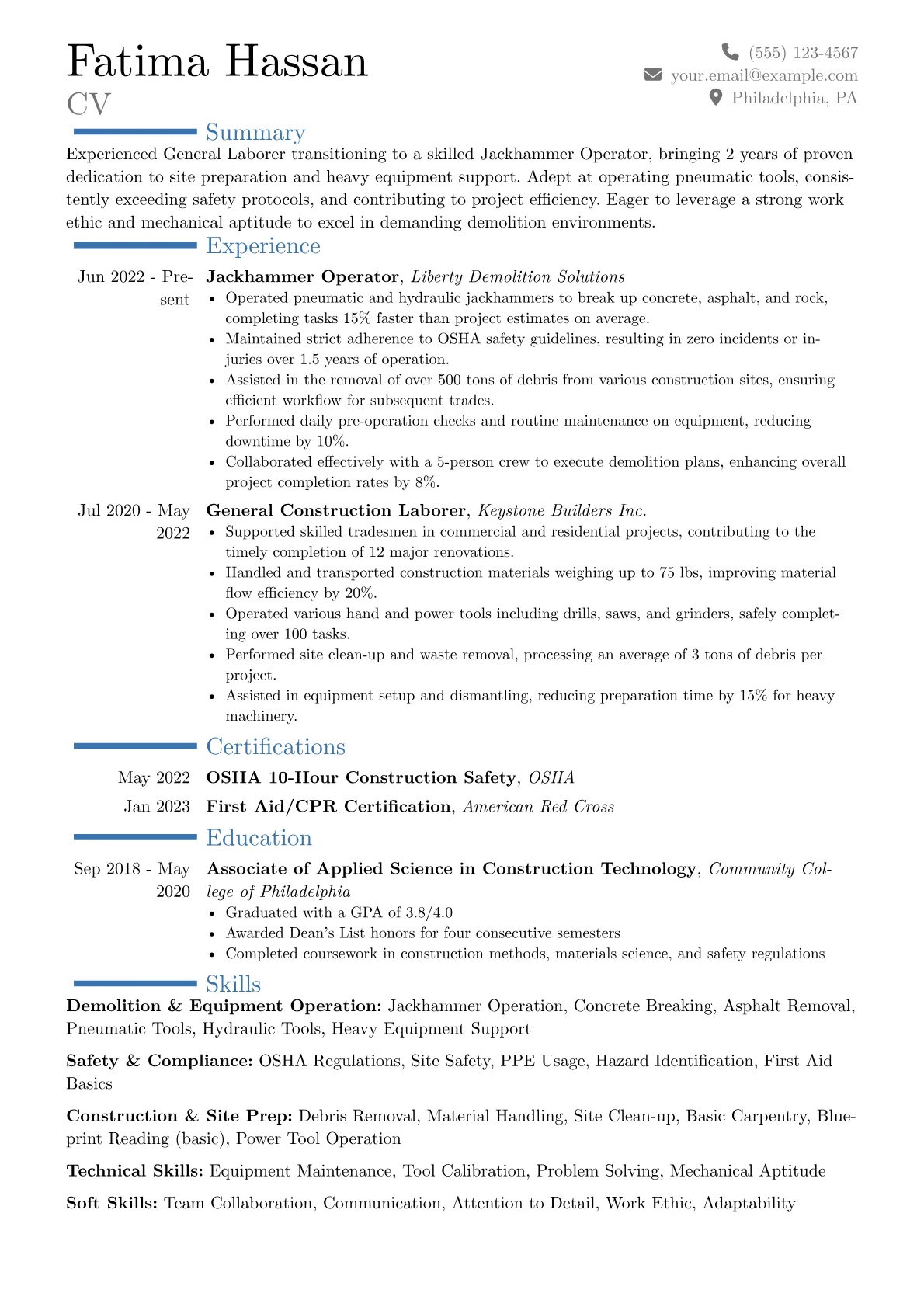Career changer version - Page 1