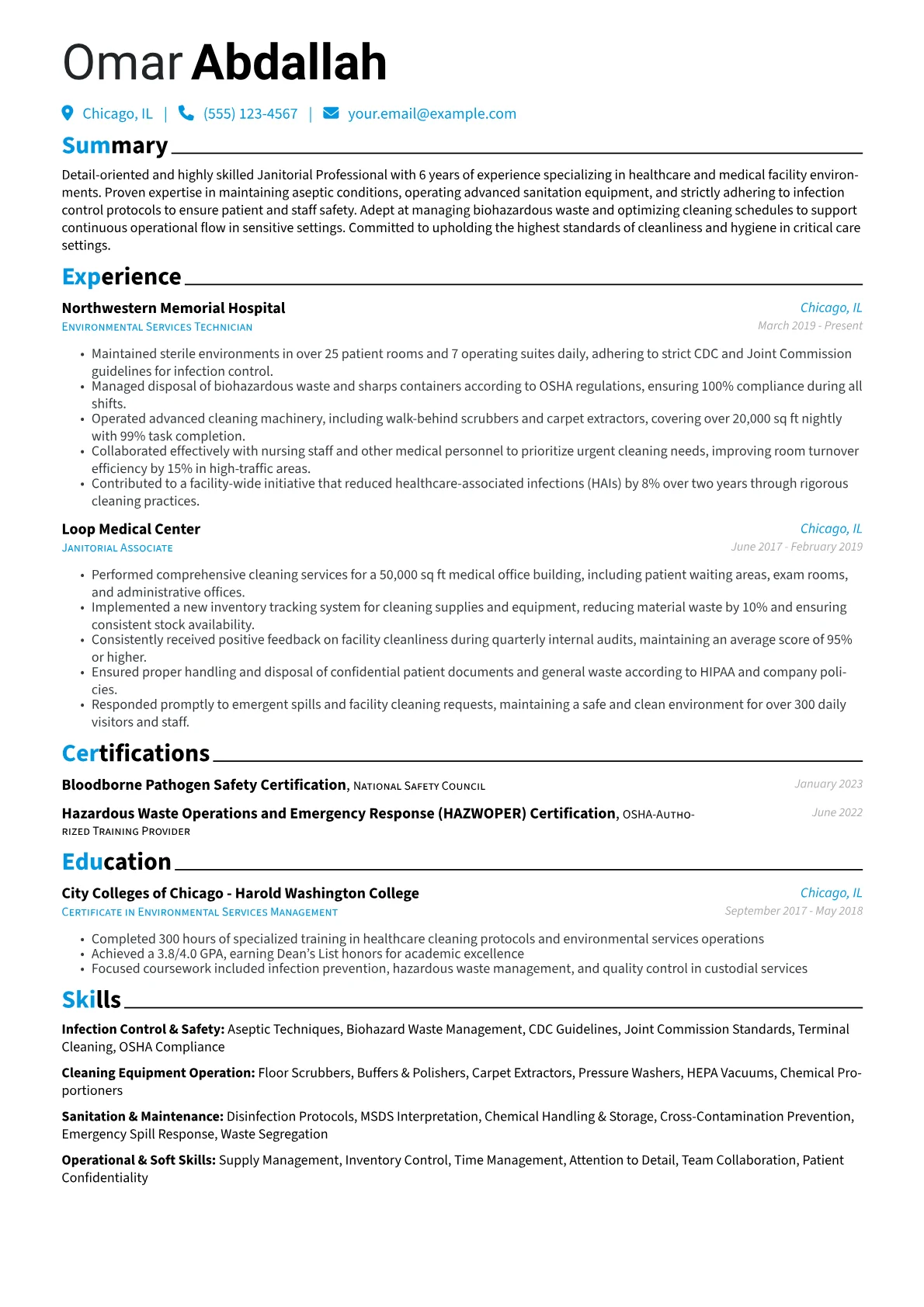Healthcare Janitorial version - Page 1