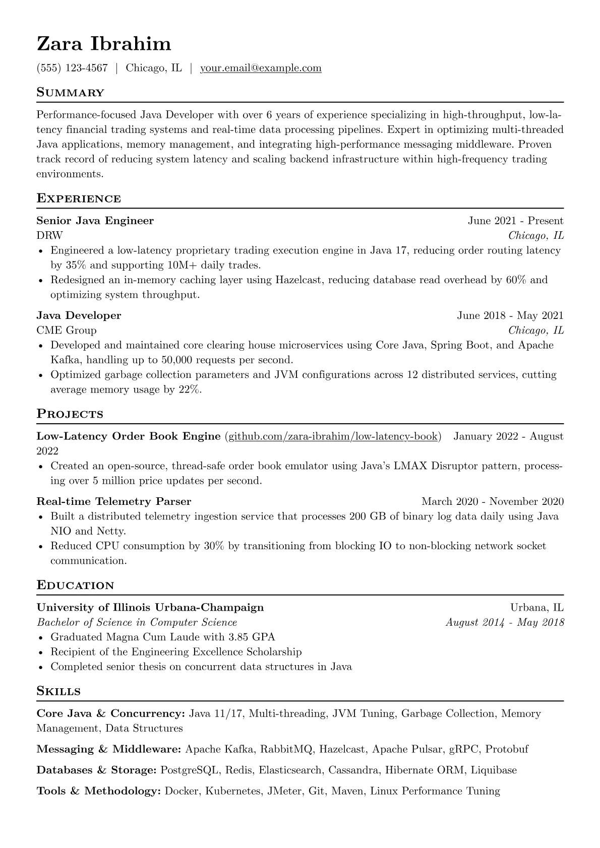 Low-latency FinTech version - Page 1