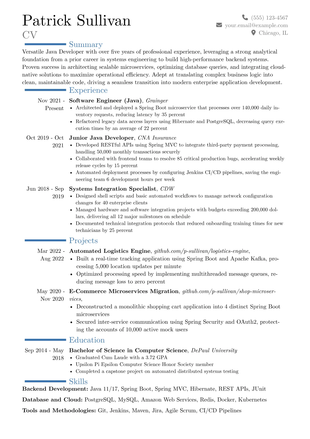 Career changer version - Page 1