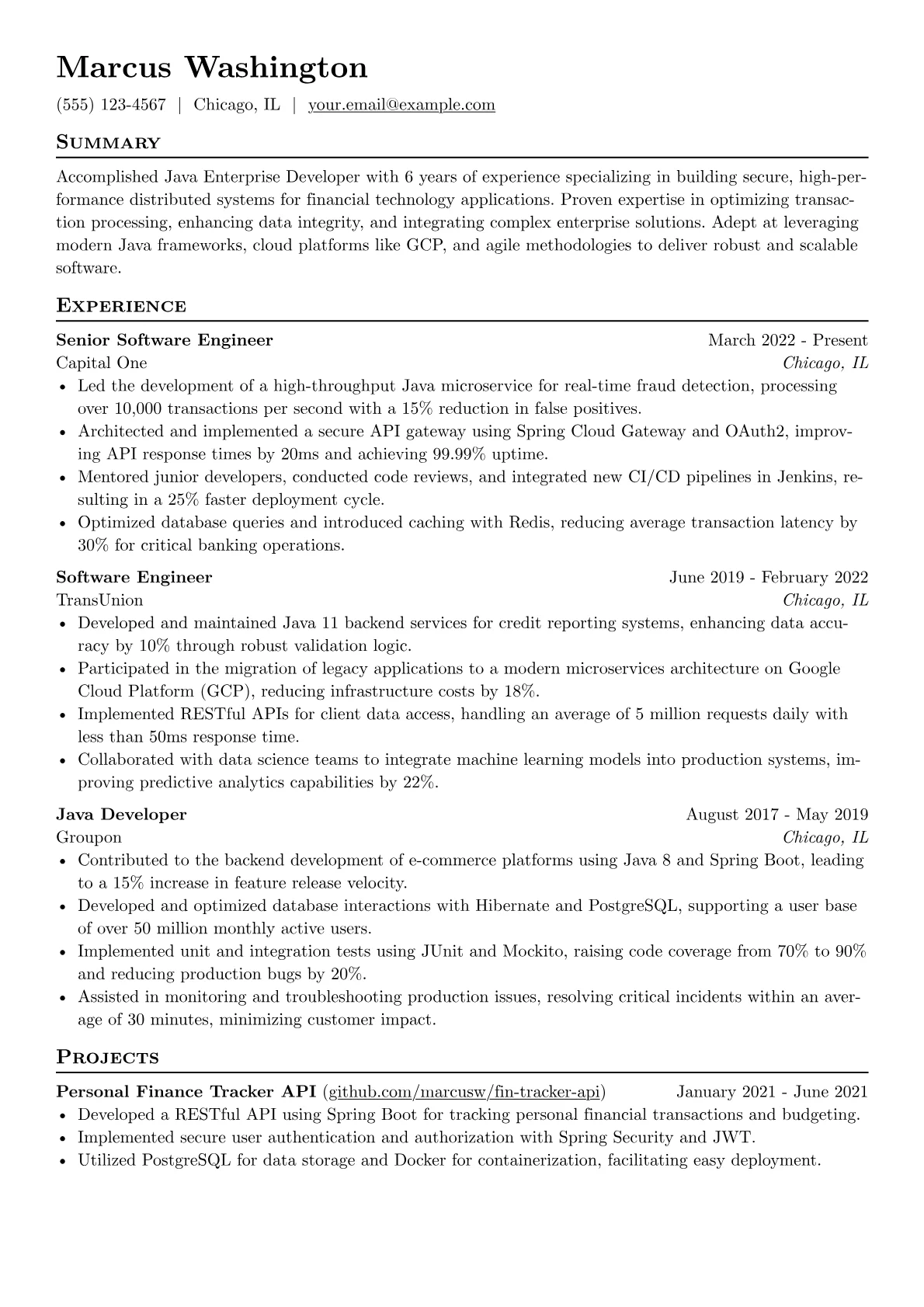 Java Enterprise version - Page 1