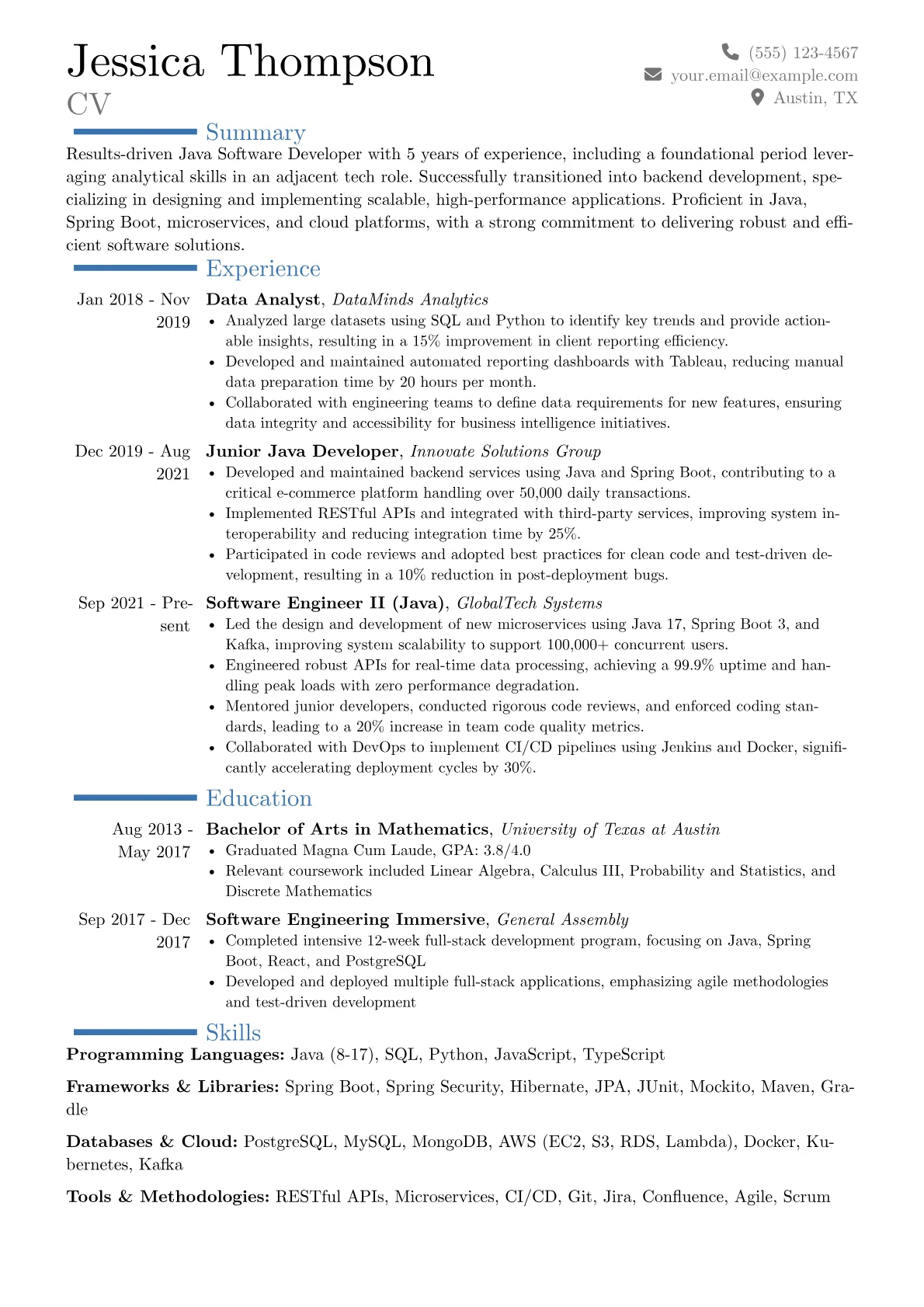 Career changer version - Page 1