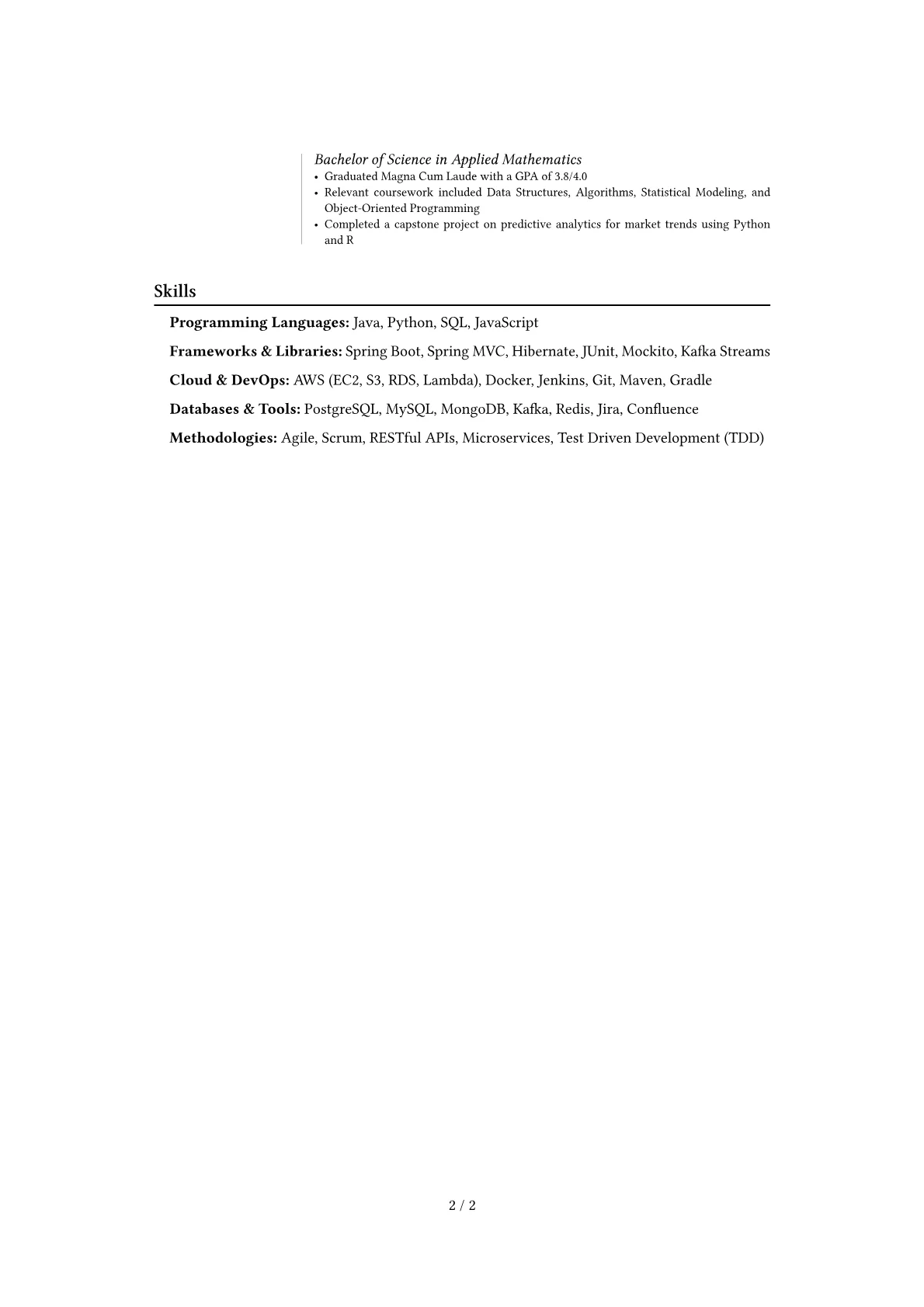 Career changer version - Page 2