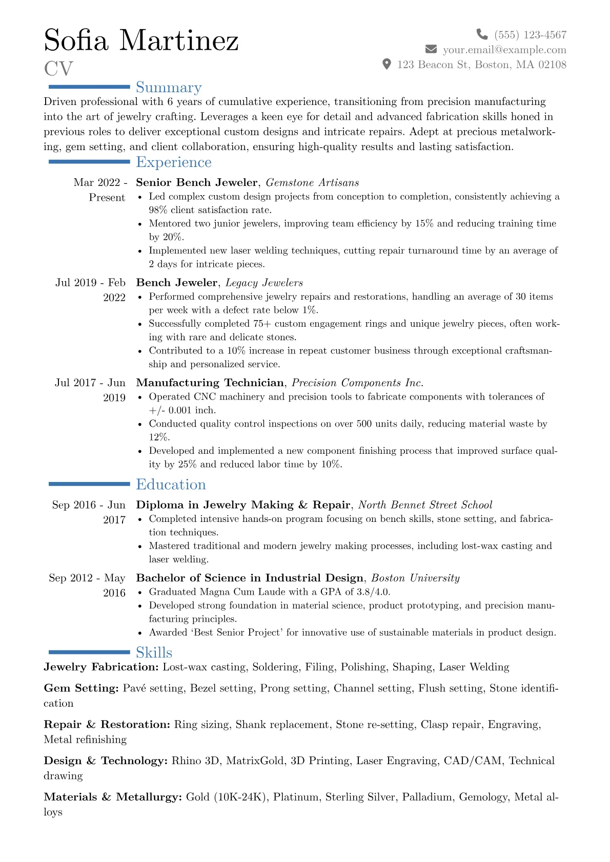 Career changer version - Page 1