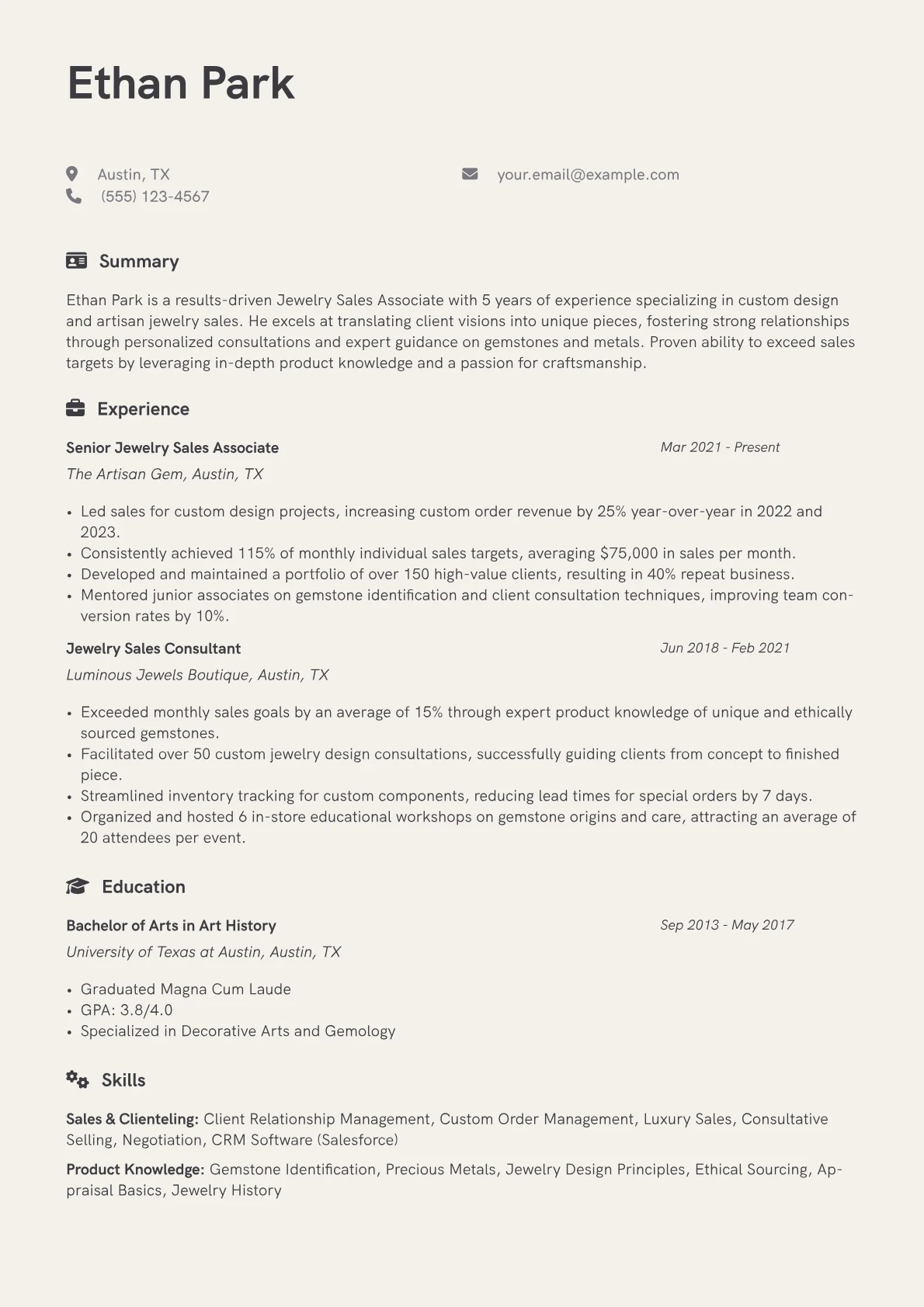Jewelry Sales version - Page 1