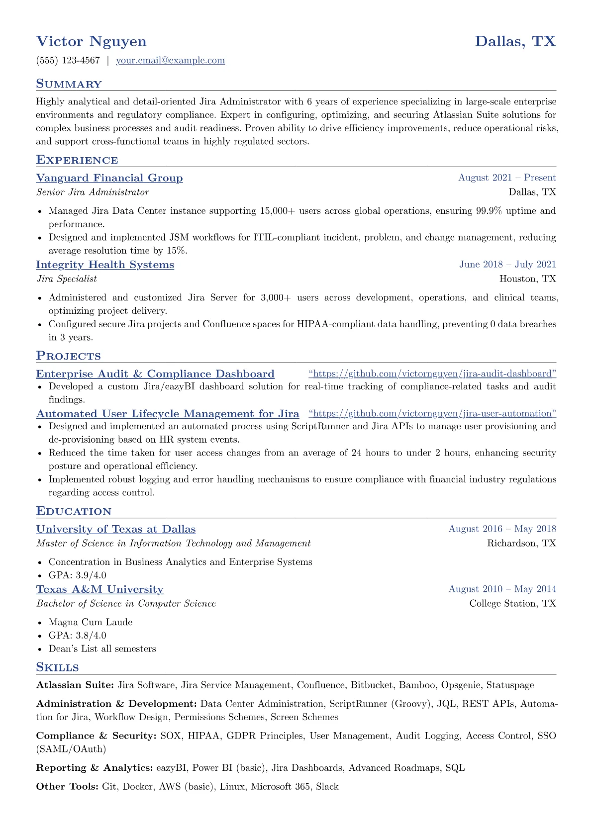 Jira Administrator version - Page 1