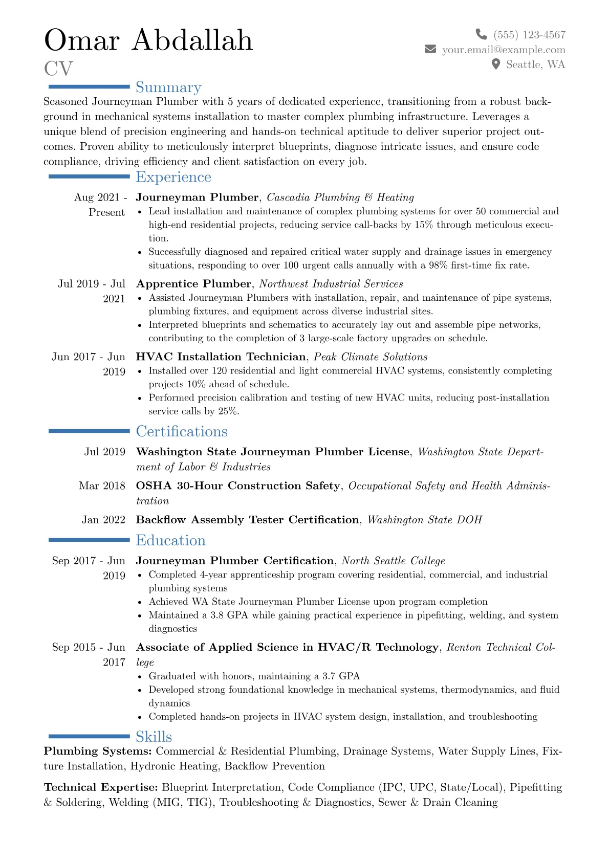 Career changer version - Page 1