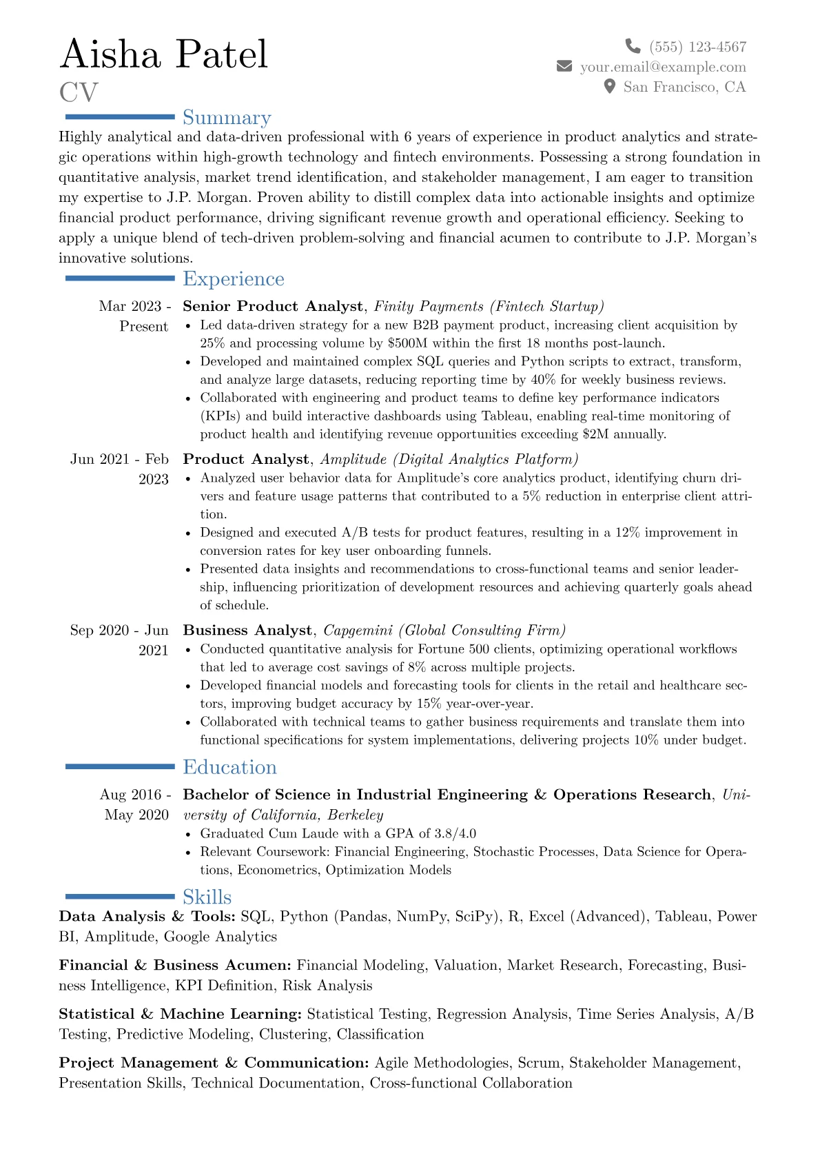 Career changer version - Page 1