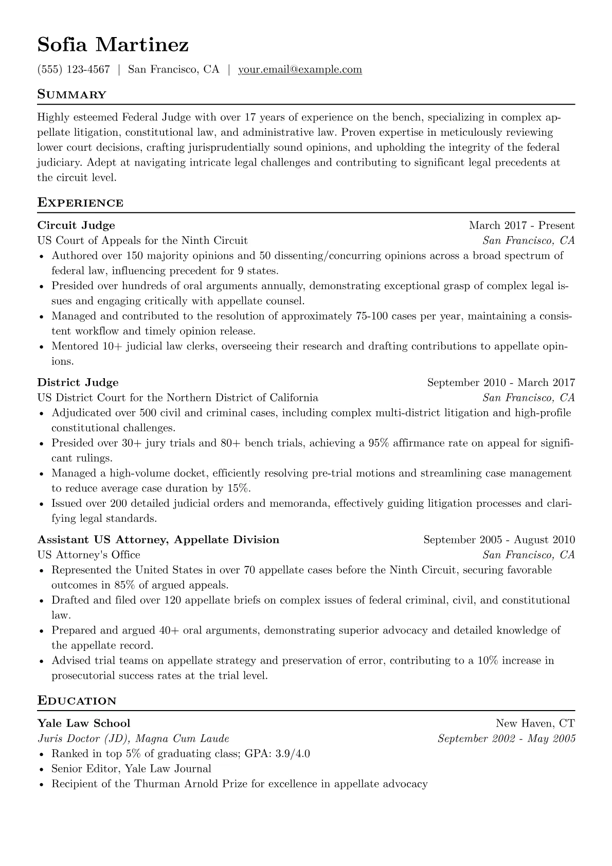 Judge - Federal Appellate version - Page 1