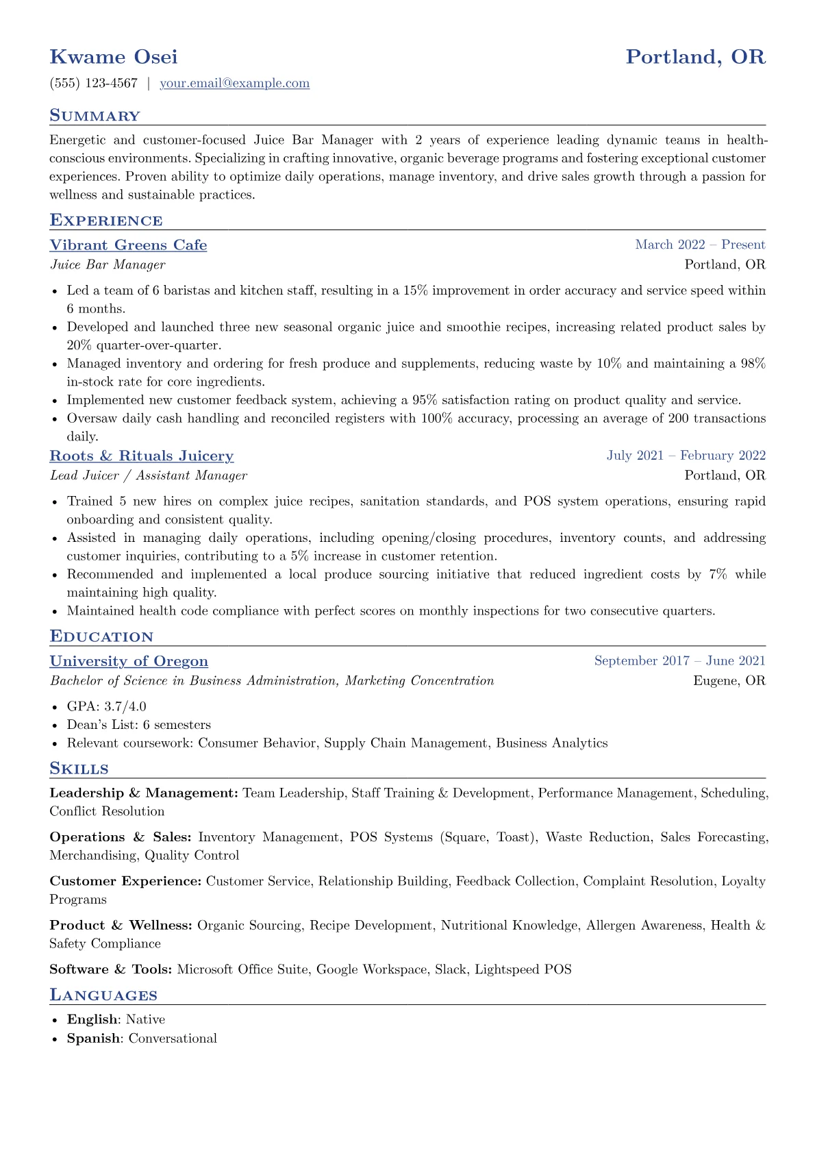 Leadership & Management version - Page 1