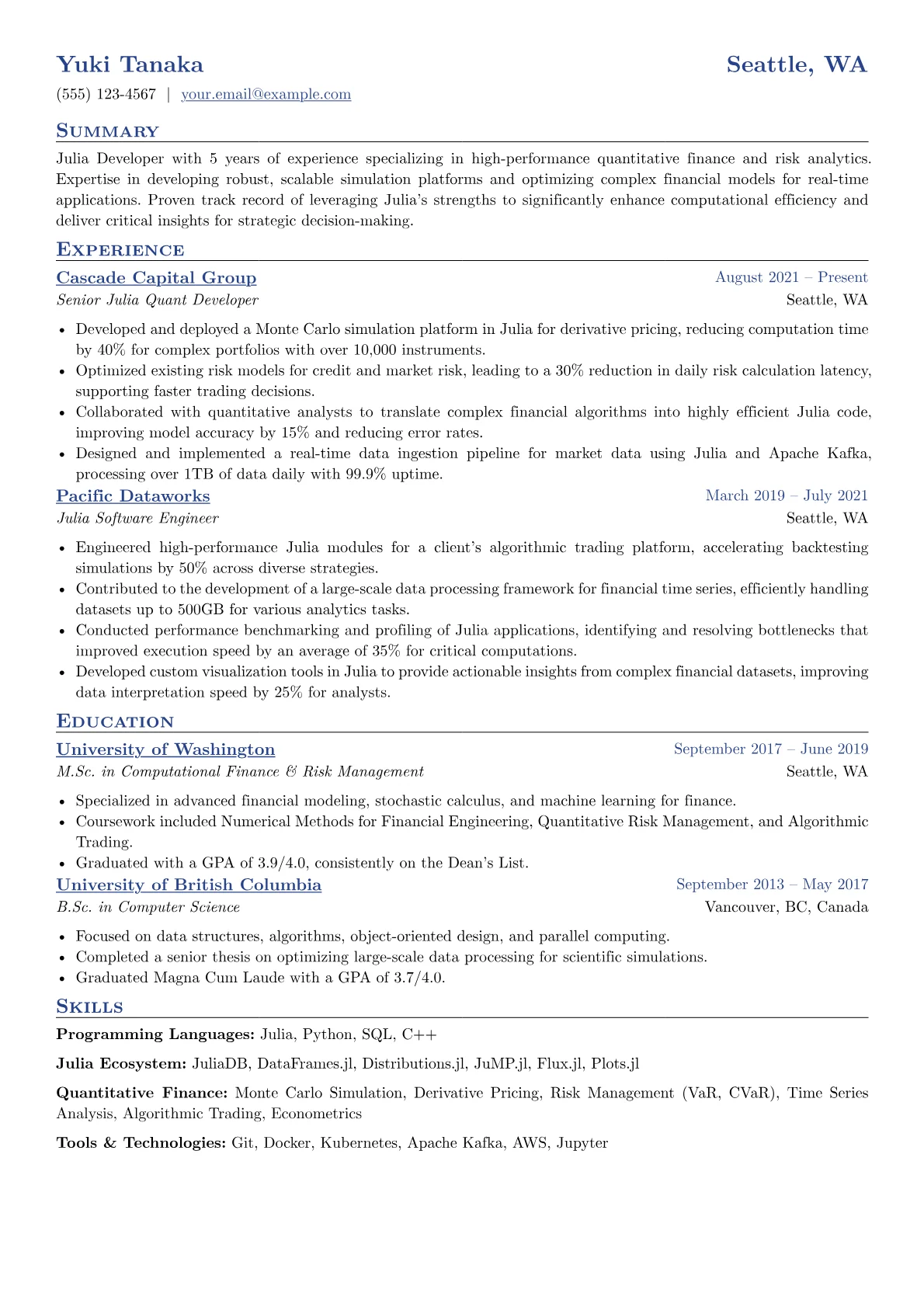 Programming Languages version - Page 1